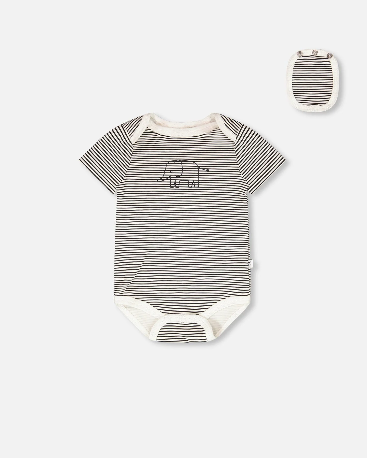 3 Pack Evolutive Organic Cotton Jersey Onesies Sage Green - Image 3