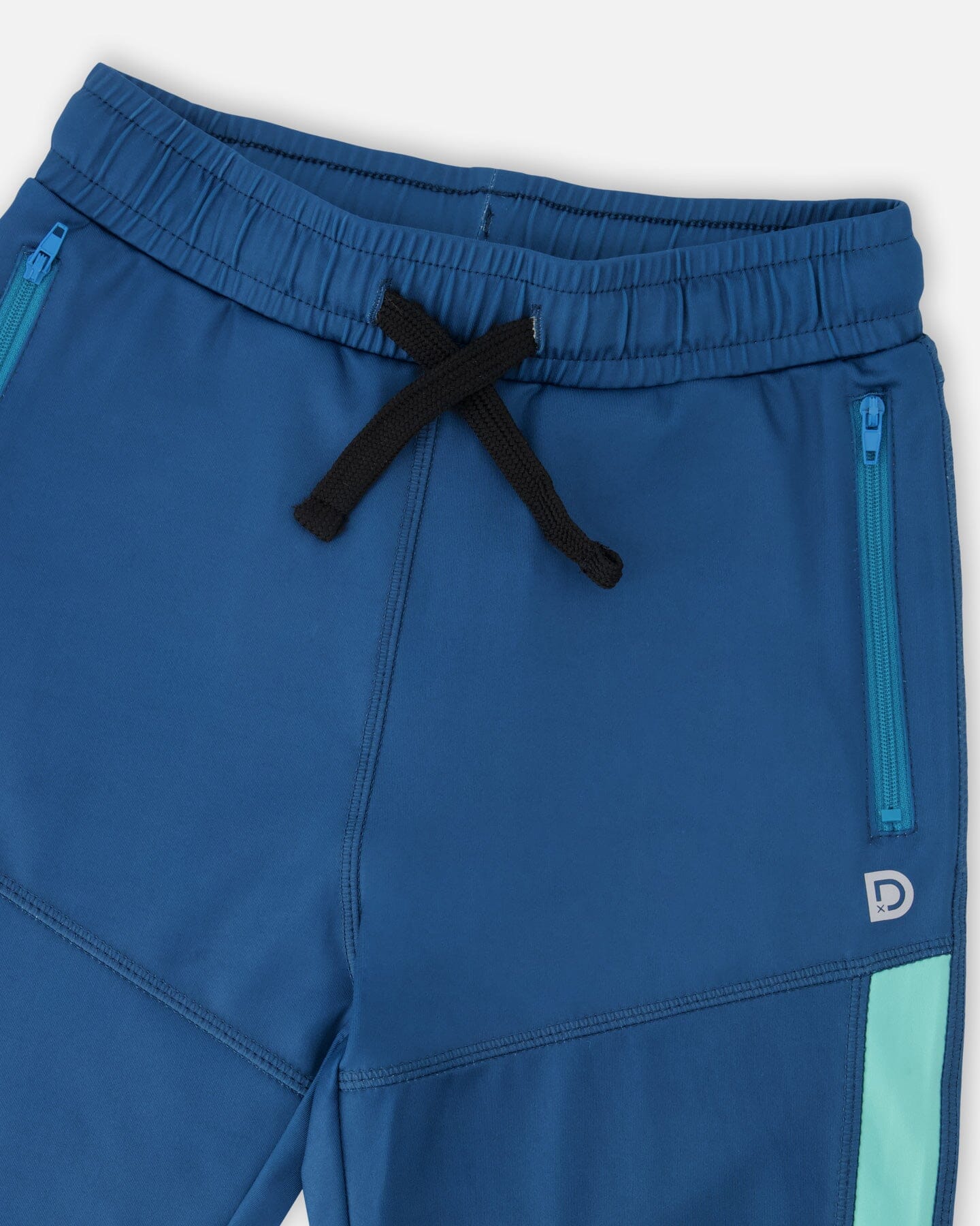 Athletic Pants In Recycled Polyester Teal - Image 3