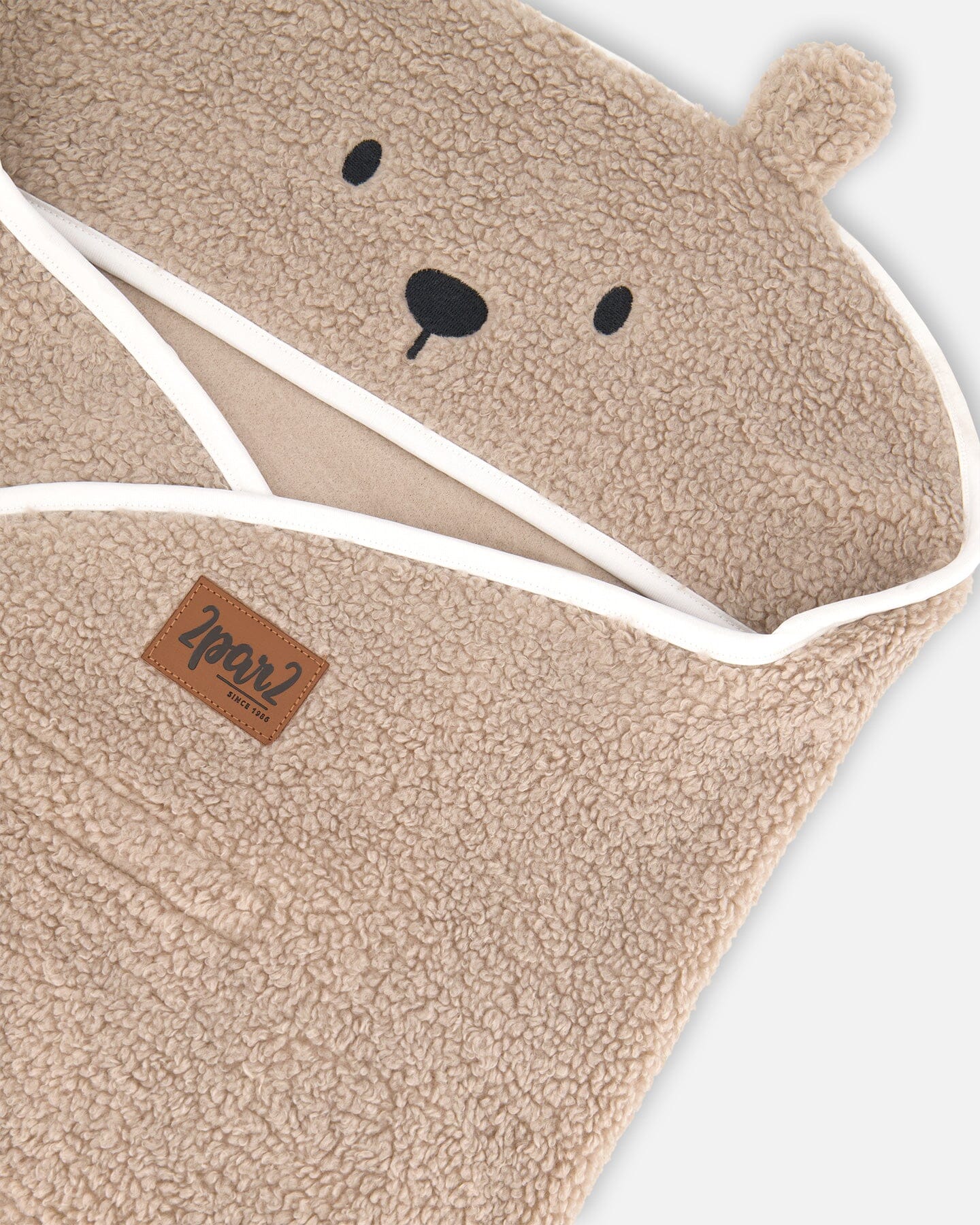 Baby Cocoon Brown Blanket For Car Seat and Stroller - Image 5