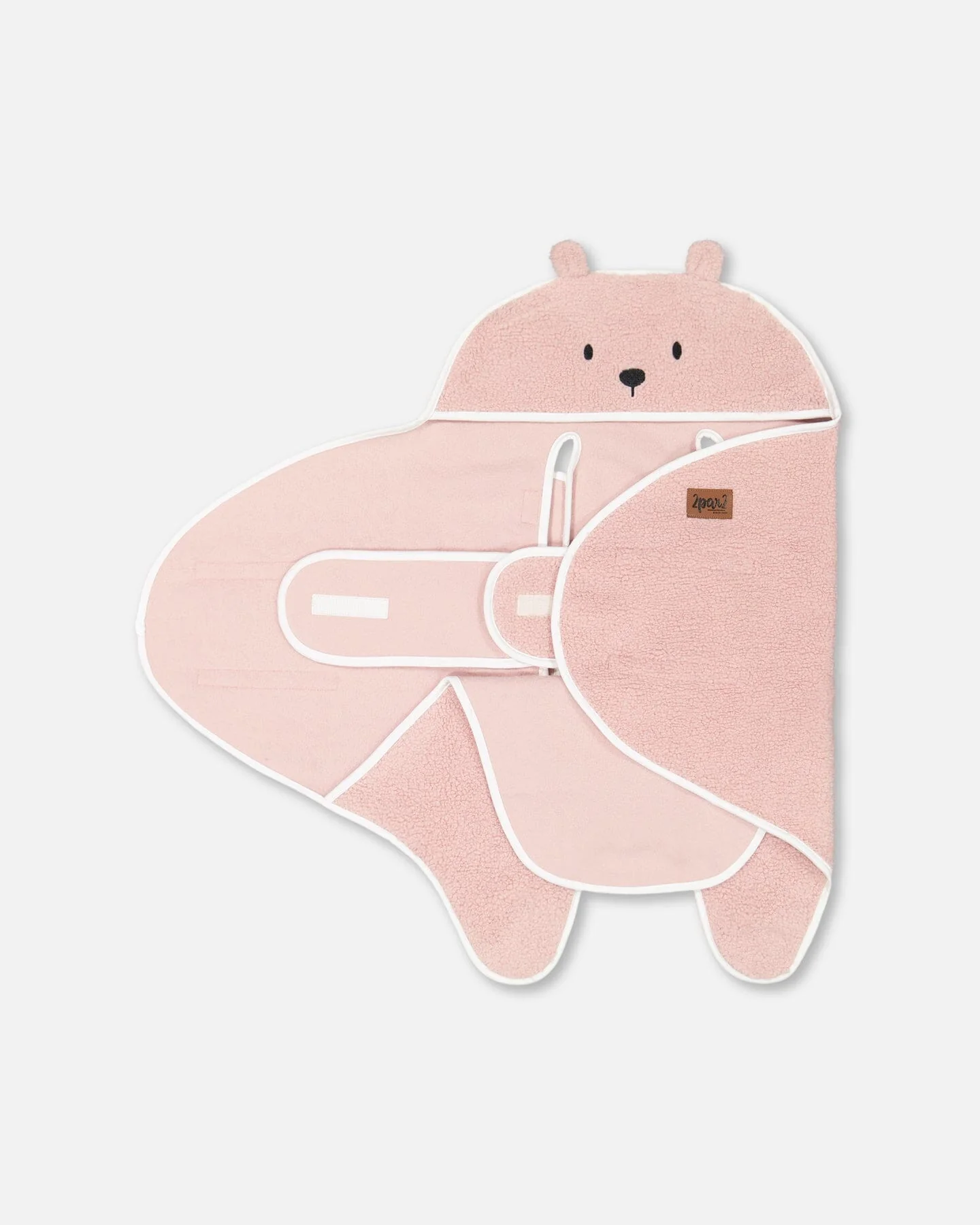 Baby Cocoon Pink Blanket For Car Seat and Stroller - Image 3