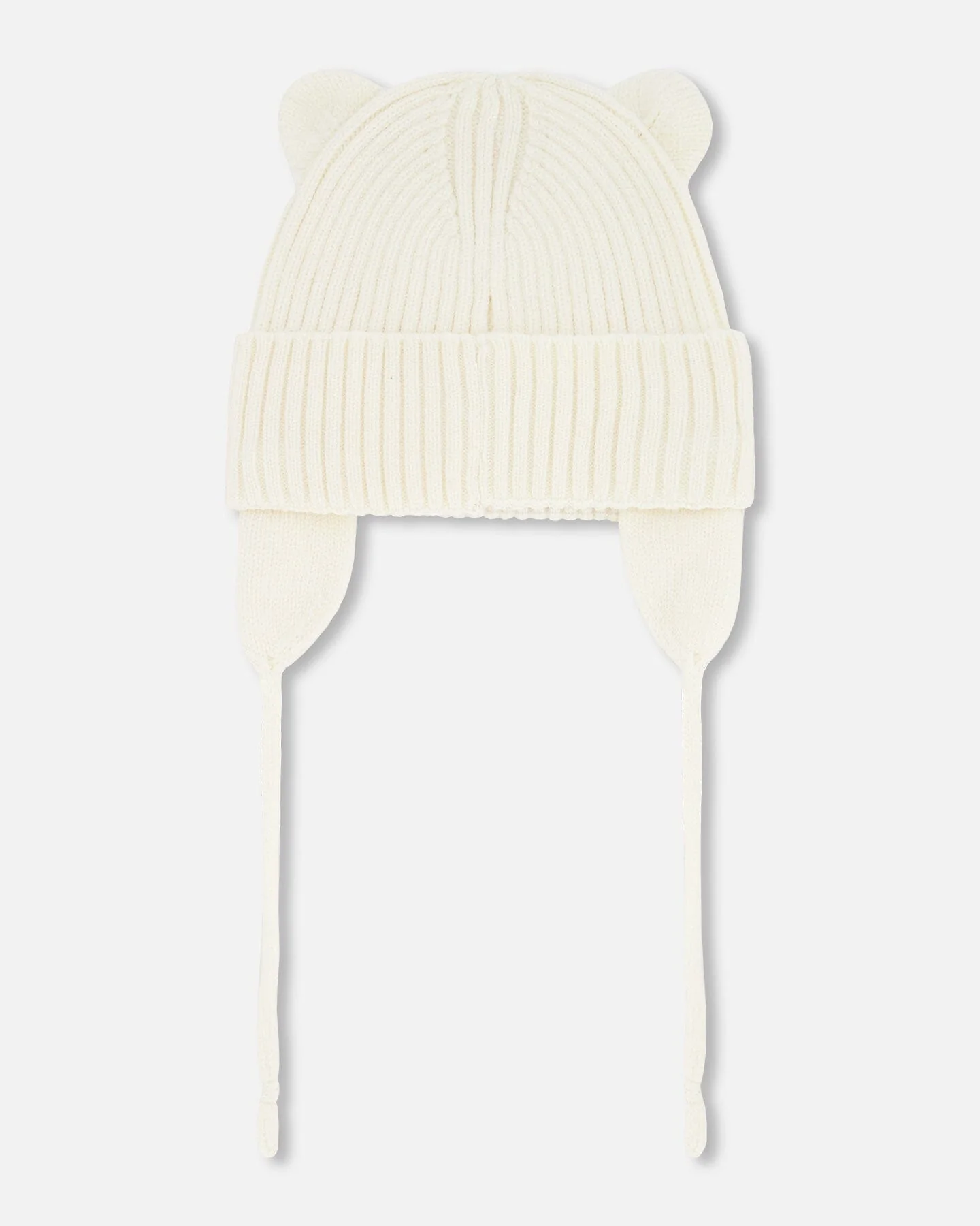 Baby Knit Hat Off White - Image 3
