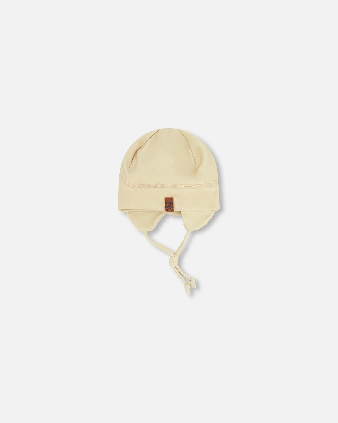 Baby Mid-Season One-Piece Outerwear With Hat Beige - Image 5