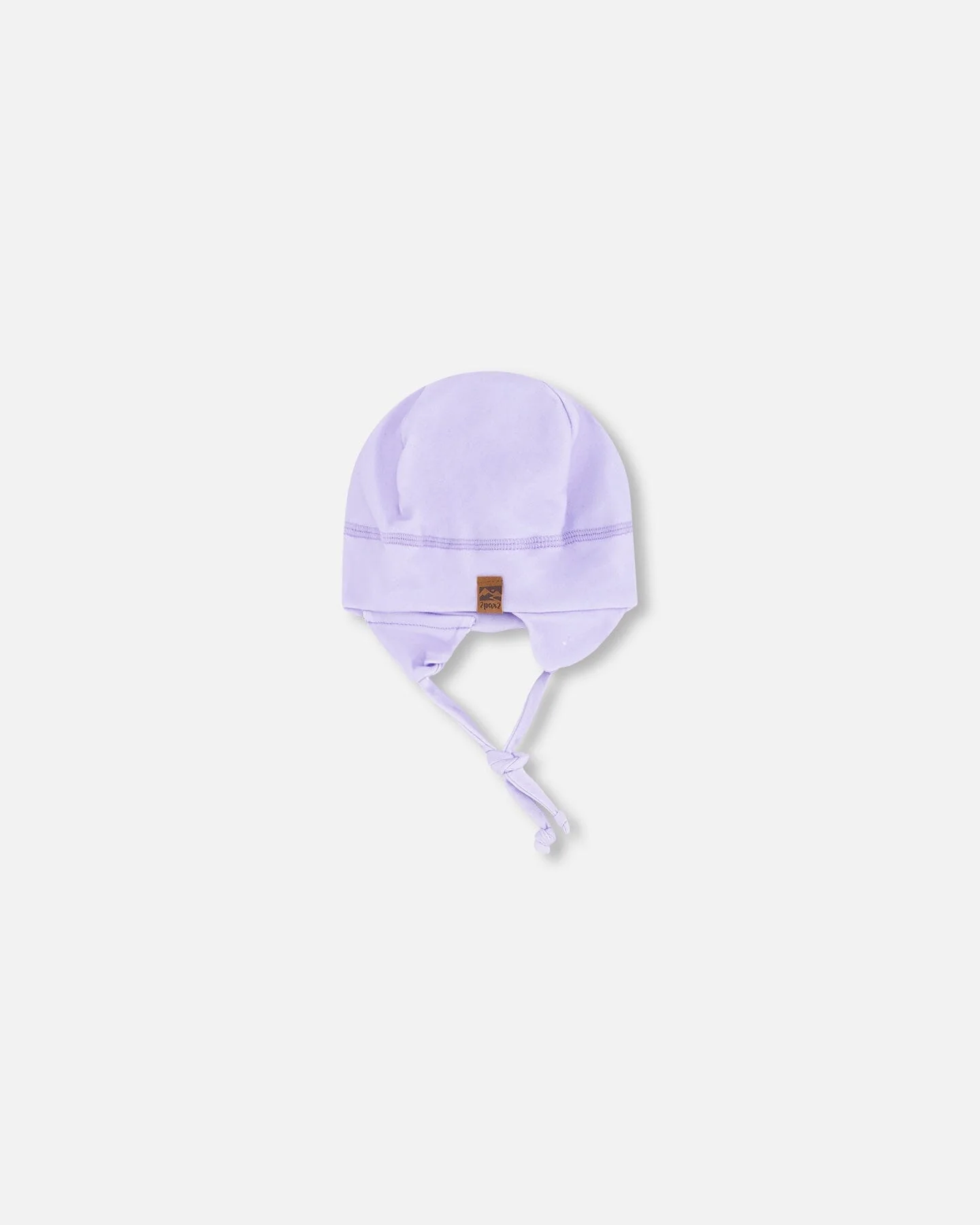 Baby Mid-Season One-Piece Outerwear With Hat Purple Daisy Print - Image 6