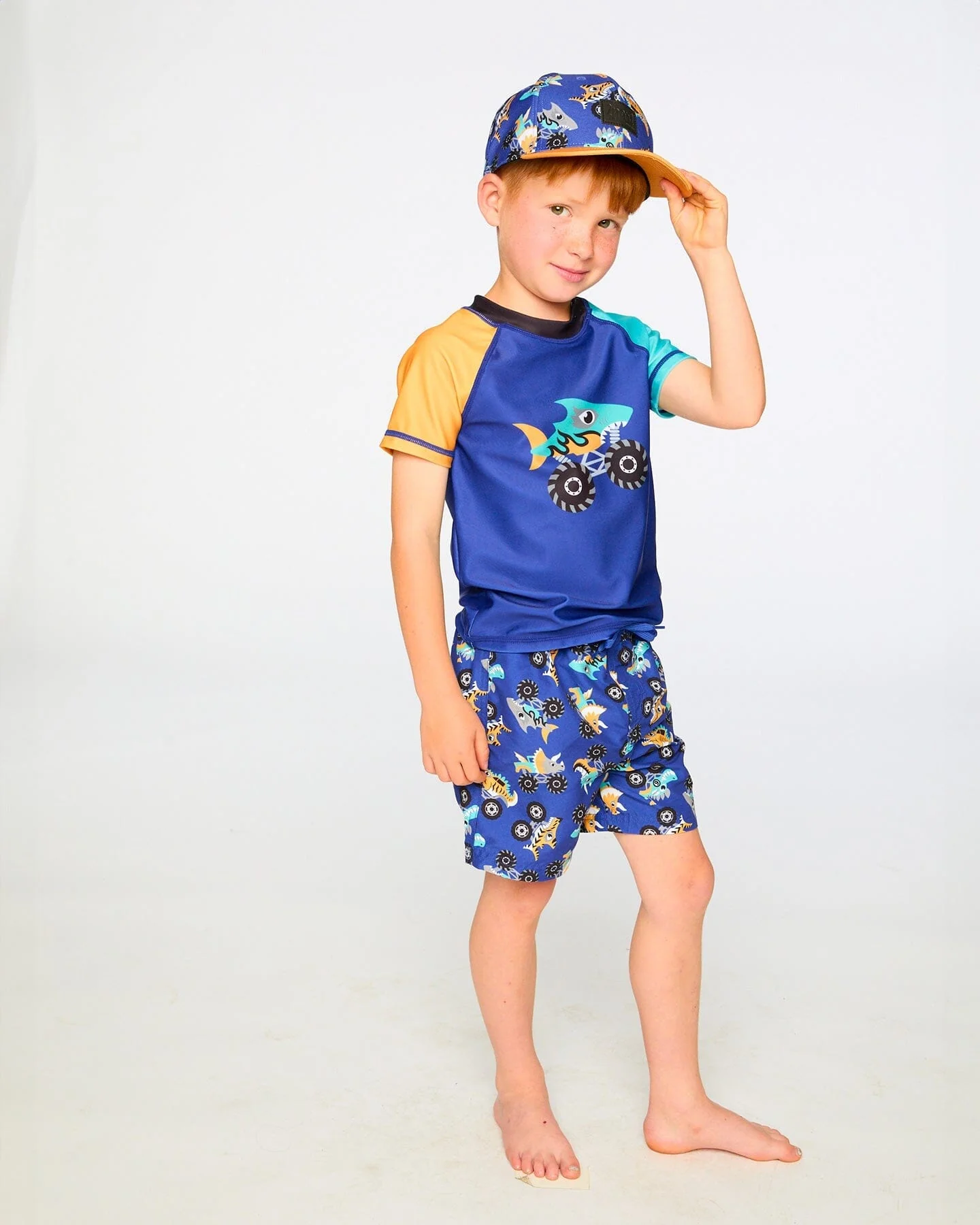 Boardshorts Blue Truck Print - Image 3