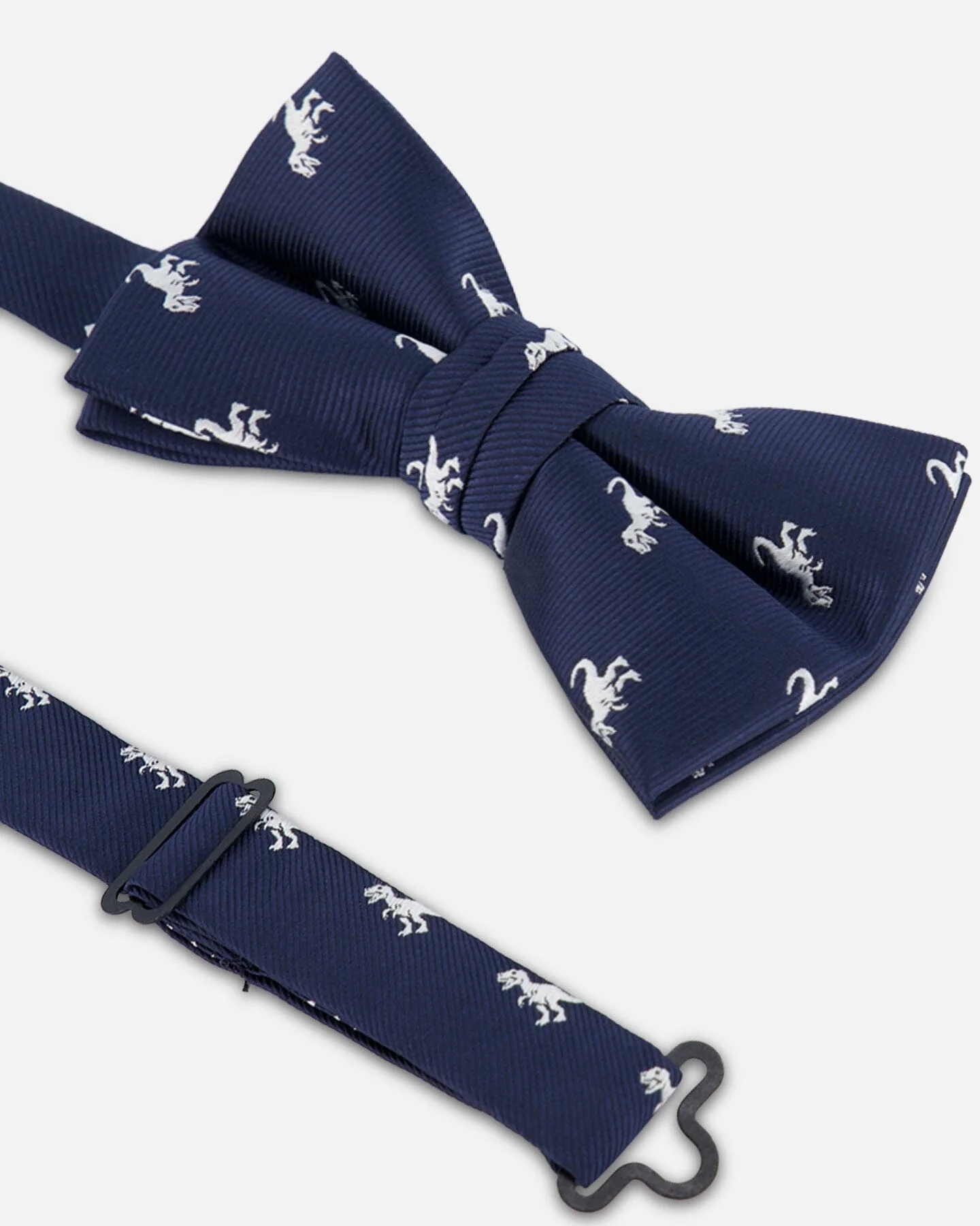 Bow Tie Blue Dino Print - Image 3
