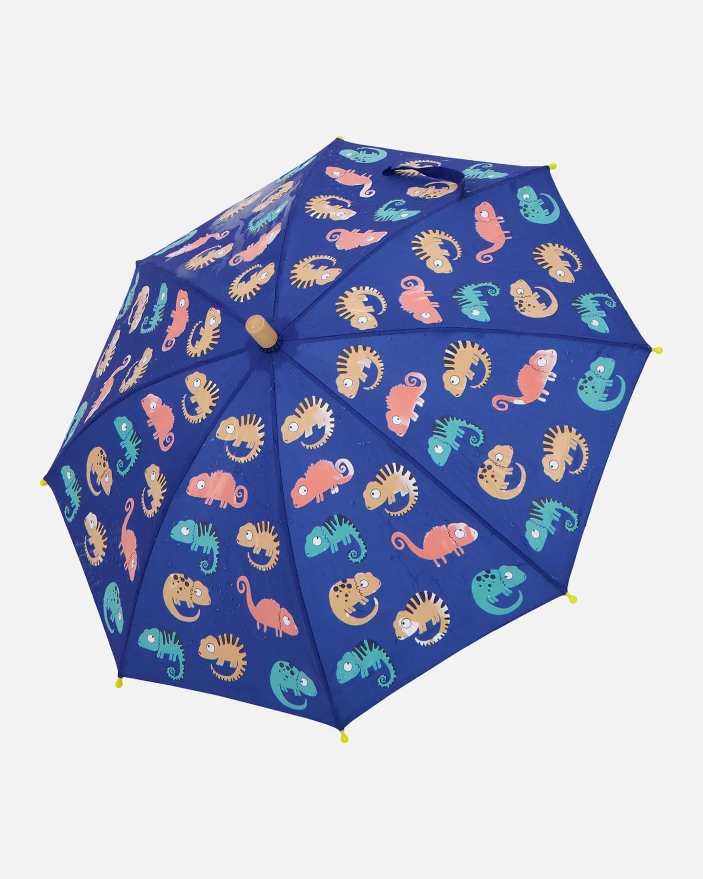 Color-Changing Umbrella Blue Chameleon Print - Image 6