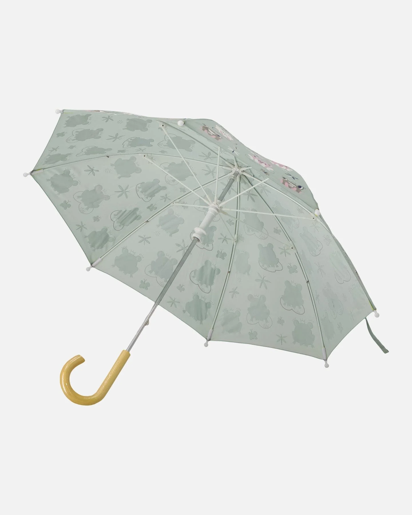 Color-Changing Umbrella Green Frog Print - Image 3