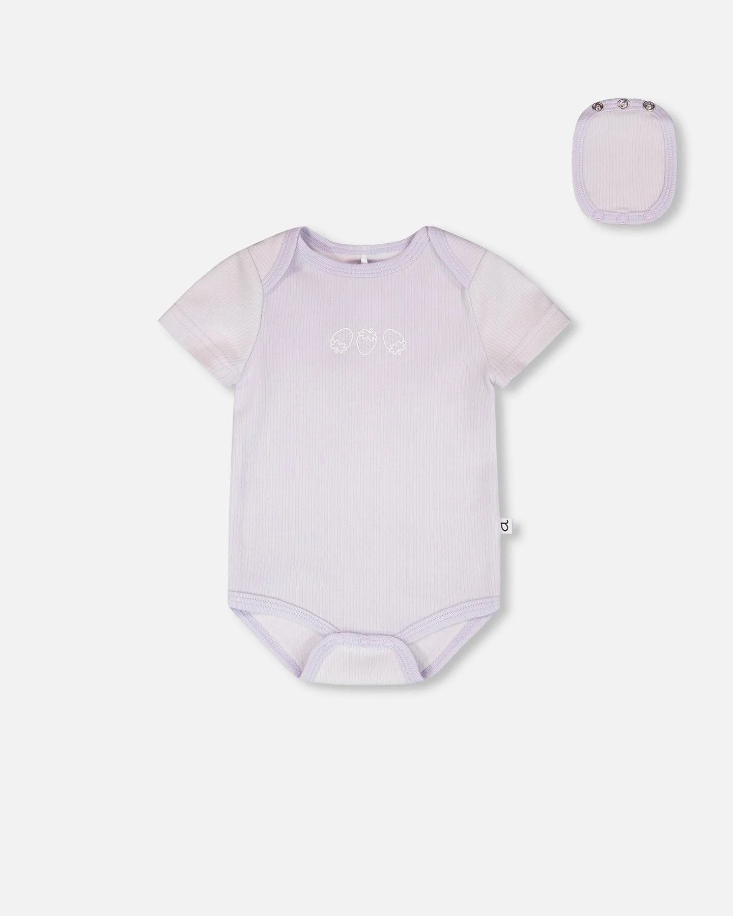 Evolutive Cotton Jersey 3 Pack Onesie White - Image 3