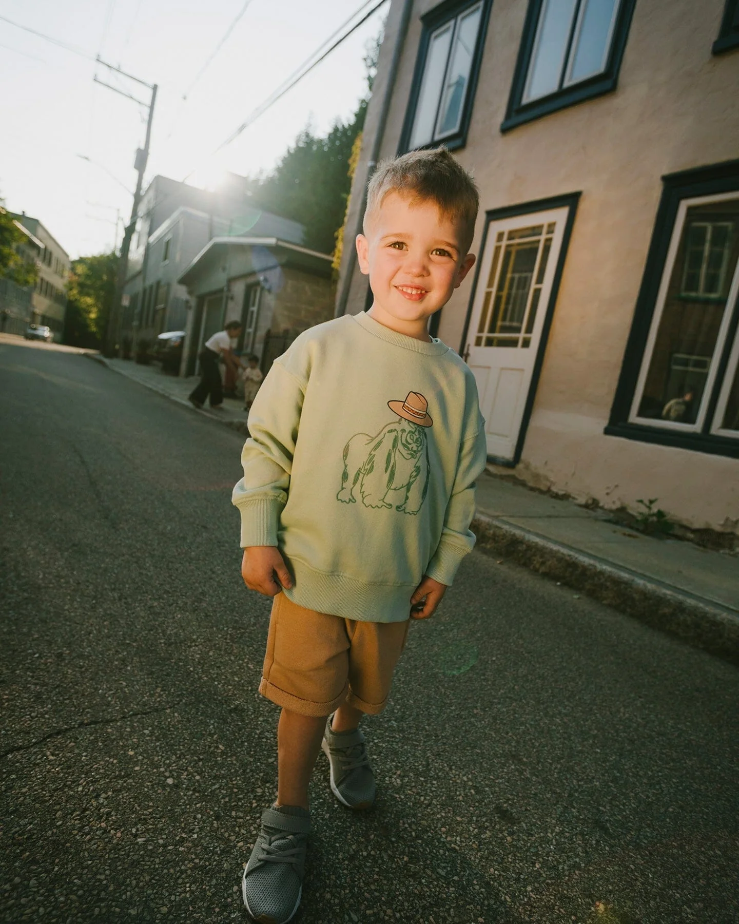French Terry Sweatshirt Mint Green - Image 2