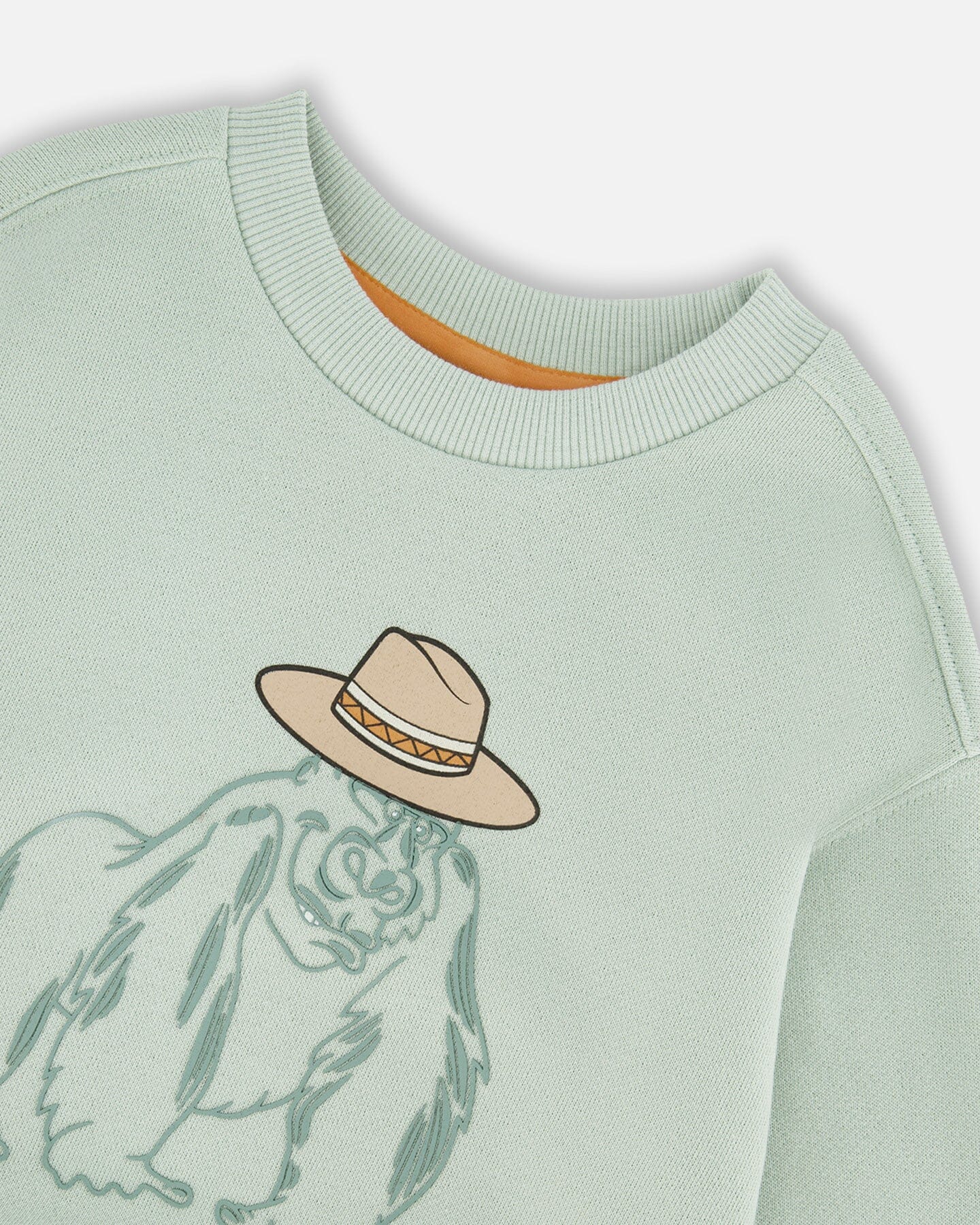 French Terry Sweatshirt Mint Green - Image 4