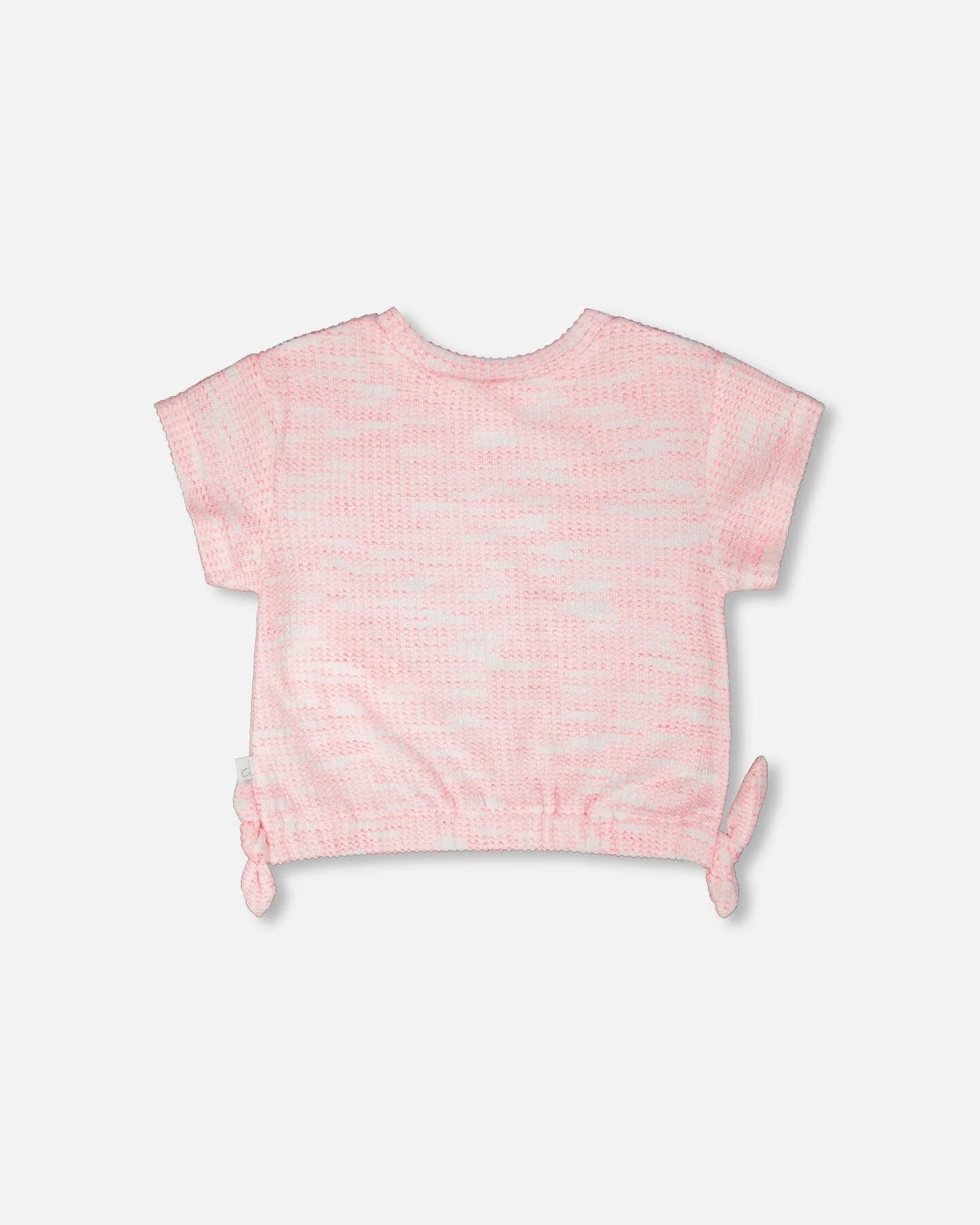 Jacquard Knit T-Shirt Multicolored - Image 3
