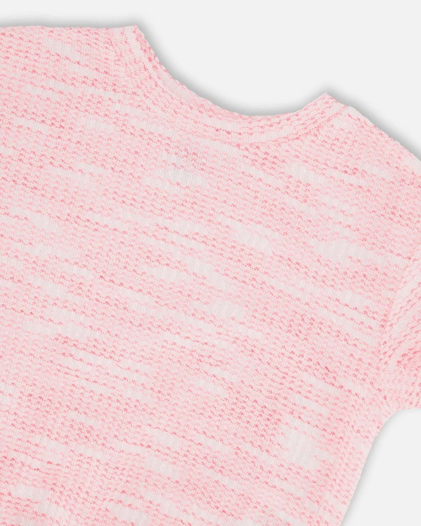 Jacquard Knit T-Shirt Multicolored - Image 4