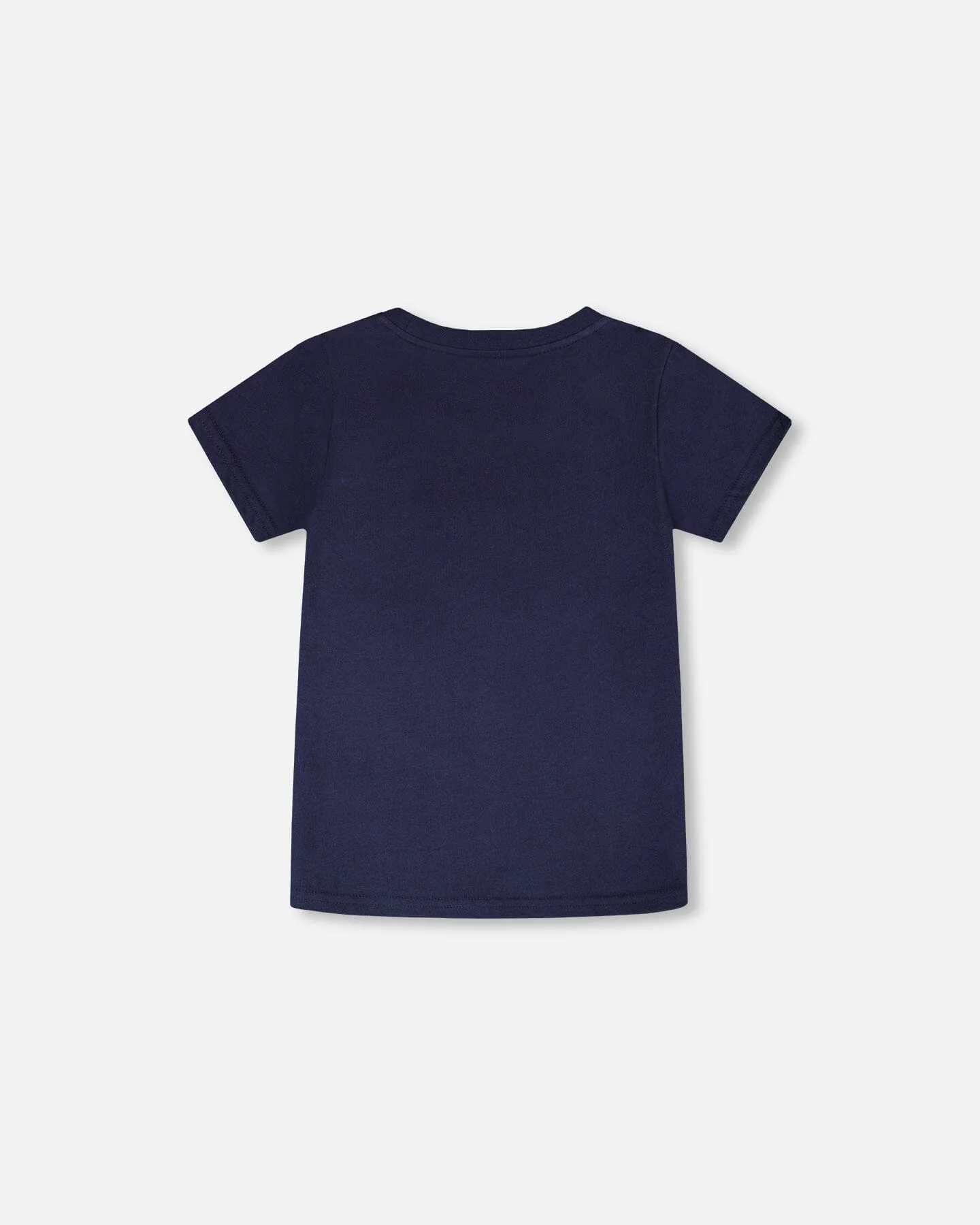 Jersey T-Shirt With Chest Pocket Dark Blue - Image 5