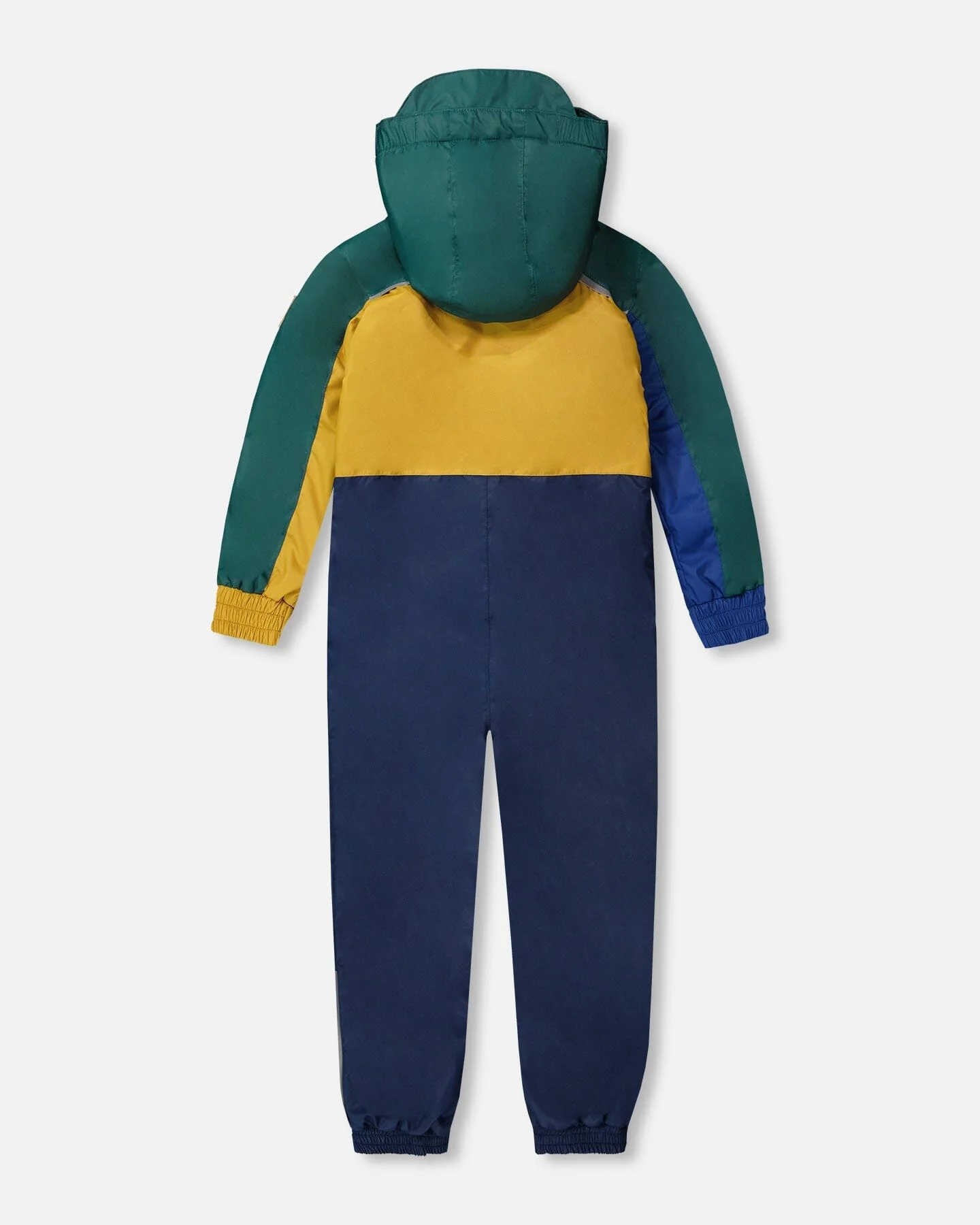 Kids Mid-Season One-Piece Outerwear Navy Colorblock - Image 4
