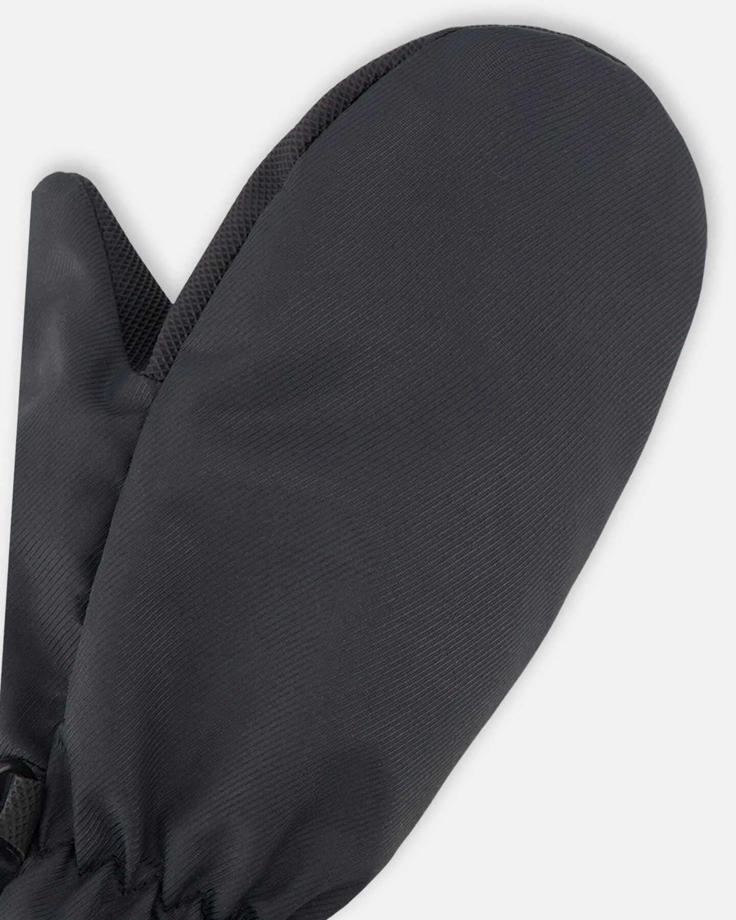 Mid-Season Mittens In Recycled Polyester Black - Image 3