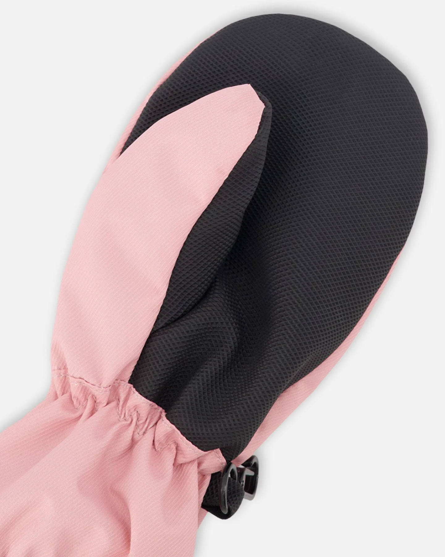 Mid-Season Mittens In Recycled Polyester Light Pink - Image 4