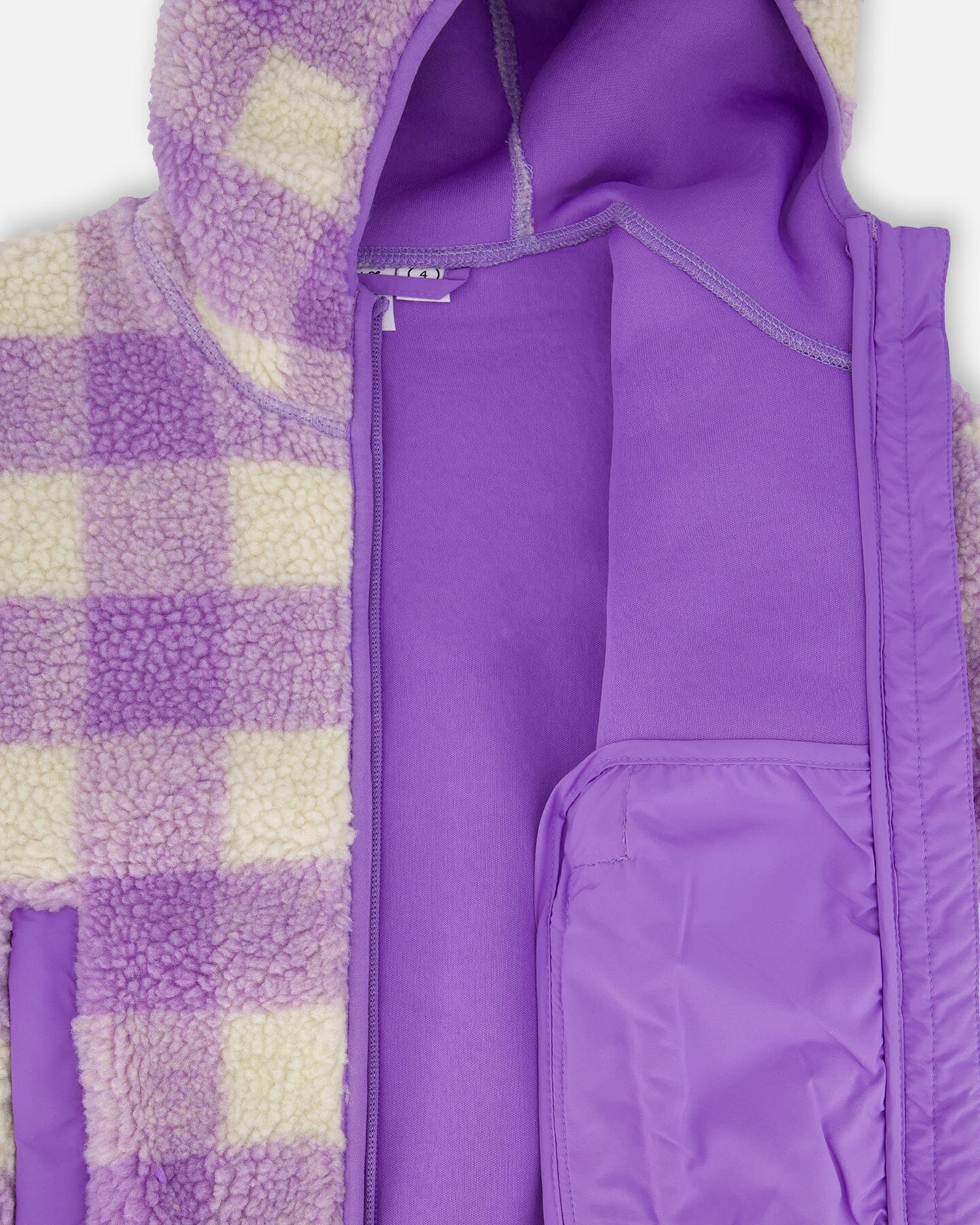 Mid-Season Sherpa Jacket Lavender - Image 3