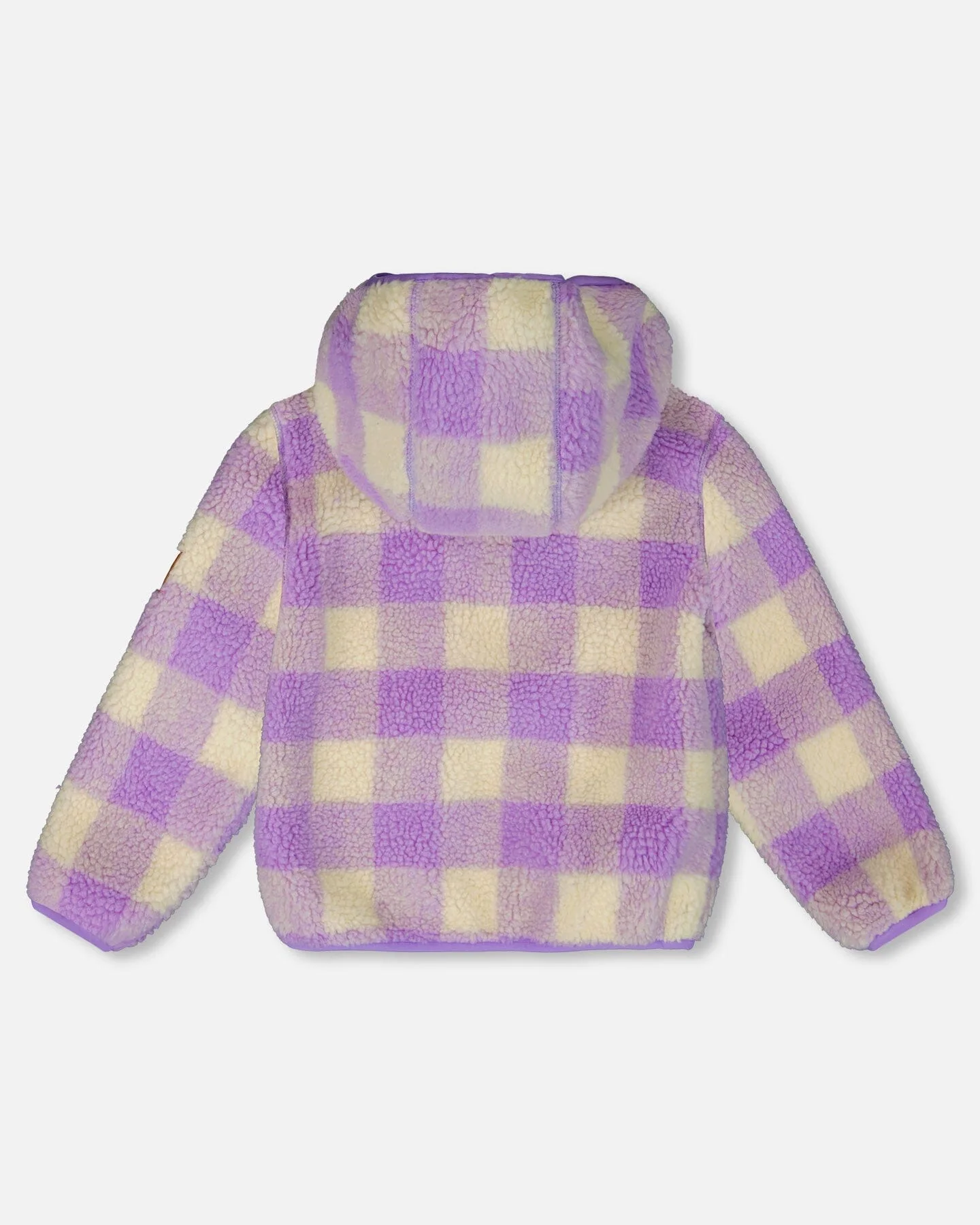 Mid-Season Sherpa Jacket Lavender - Image 4