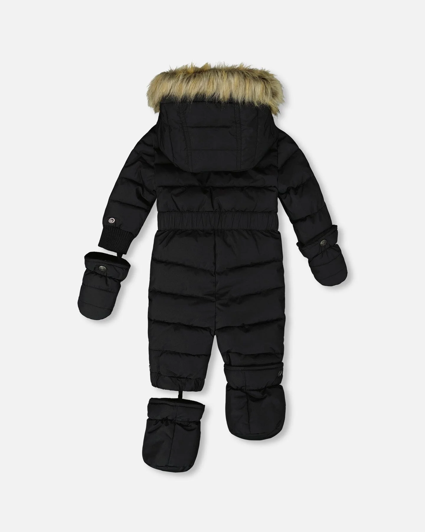 One-Piece Baby Original Puffy Snowsuit Black - Image 5