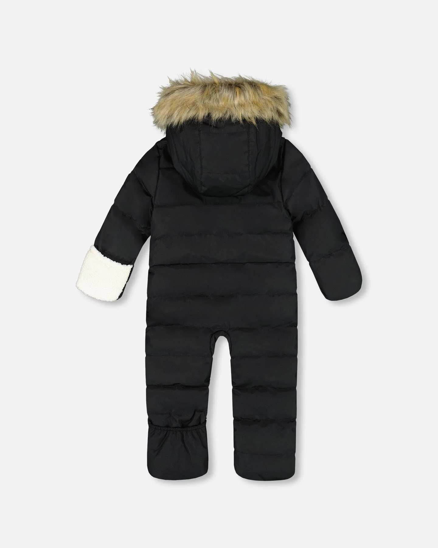 One-Piece Baby Snug Snowsuit Designed For Car Seat Black - Image 3