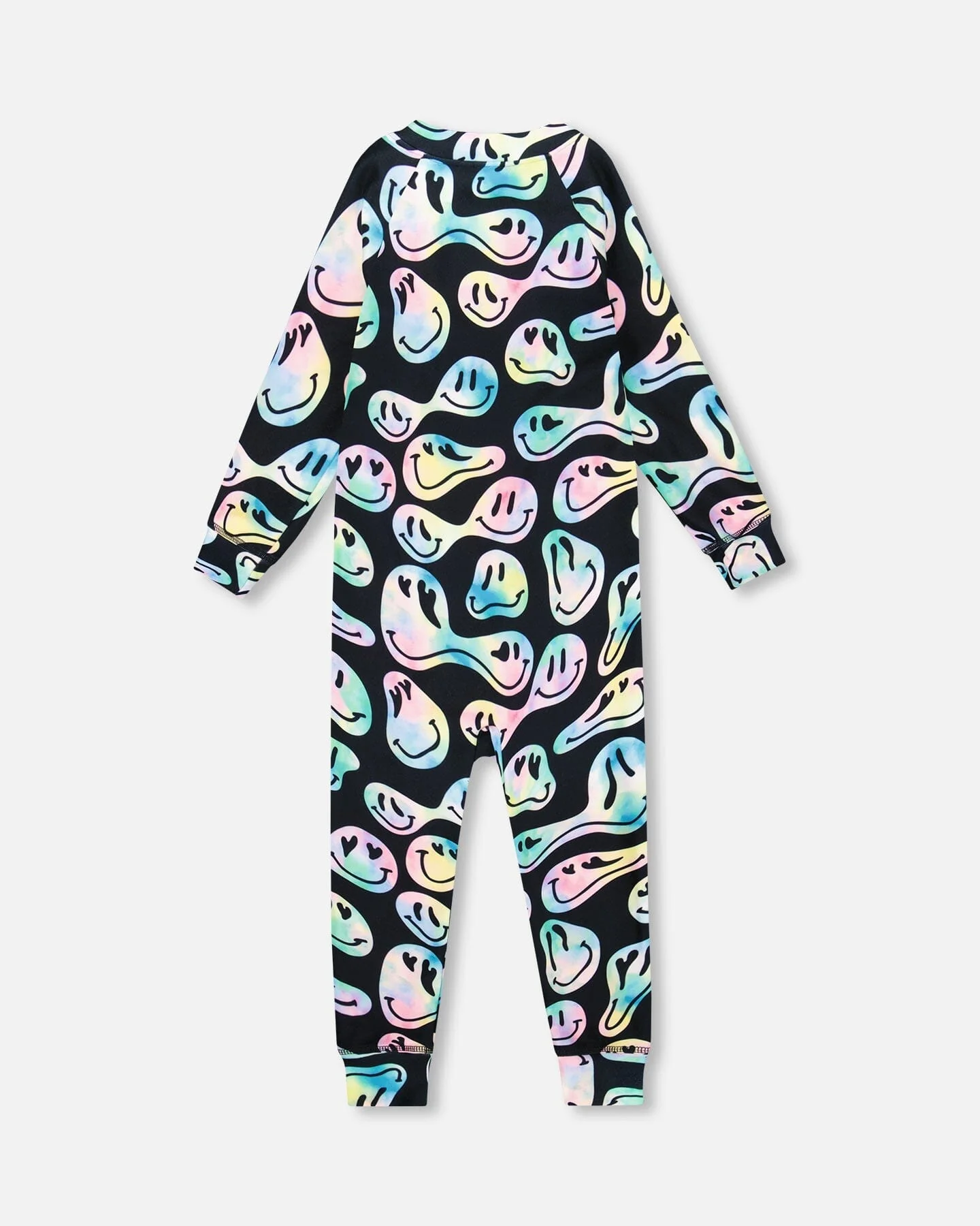 One-Piece Thermal Underwear Smiley Face Girl - Image 3