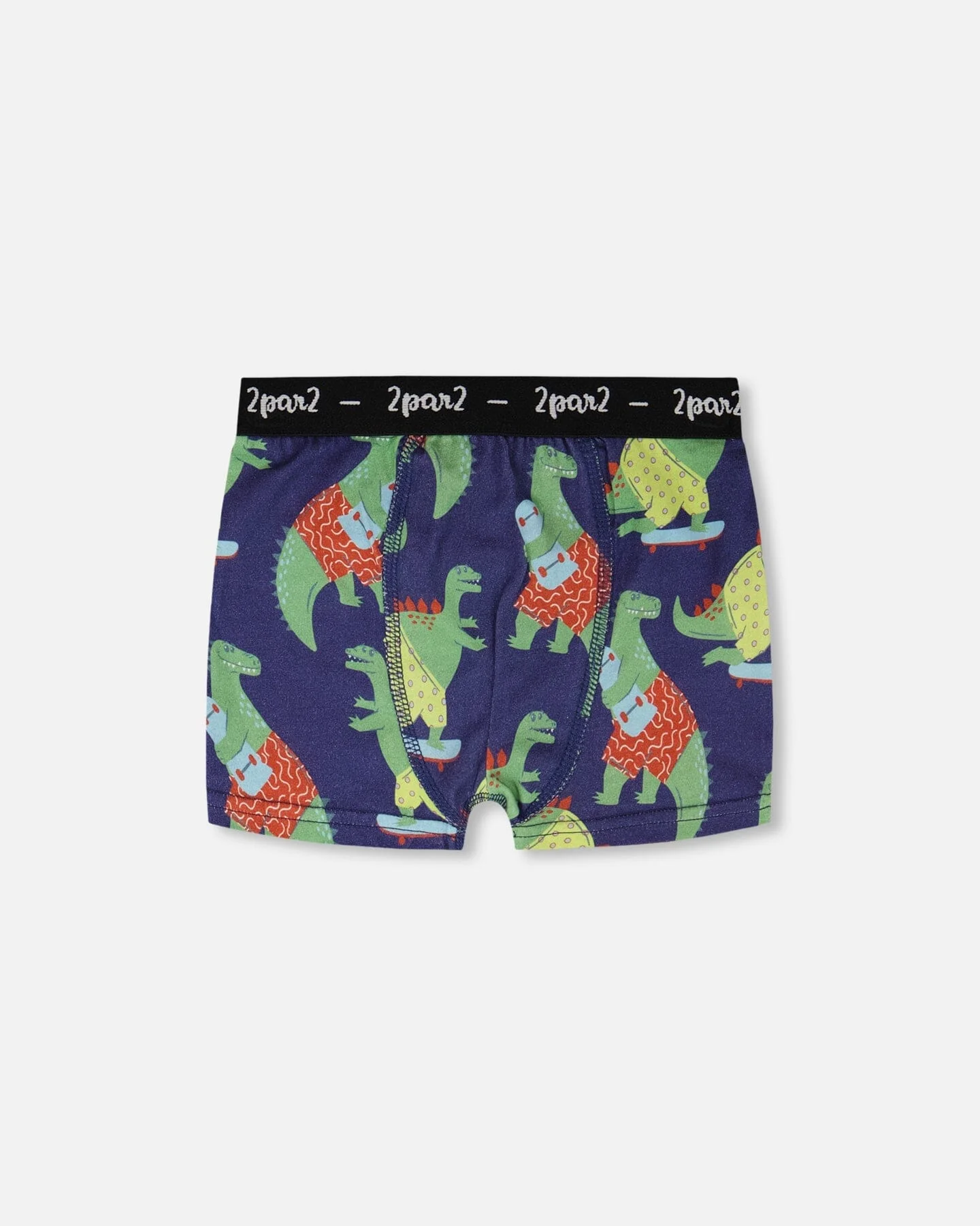 Organic Cotton Boxer Blue Dino Print
