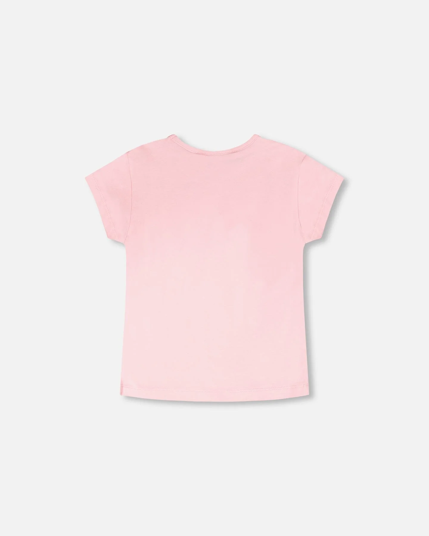 Organic Cotton Jersey Ice Cream T-Shirt Pink - Image 3