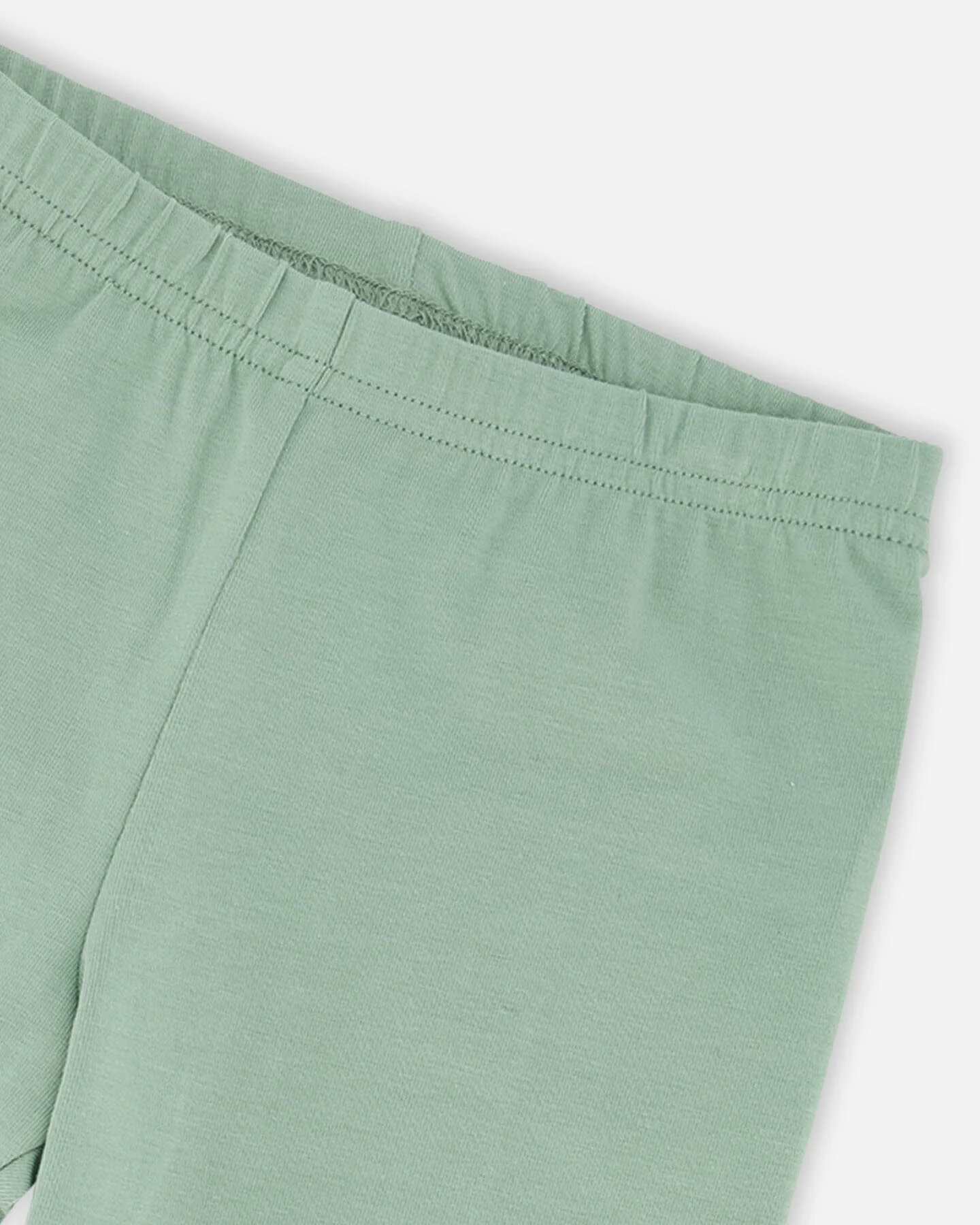 Organic Cotton Jersey Leggings Sage Green - Image 4