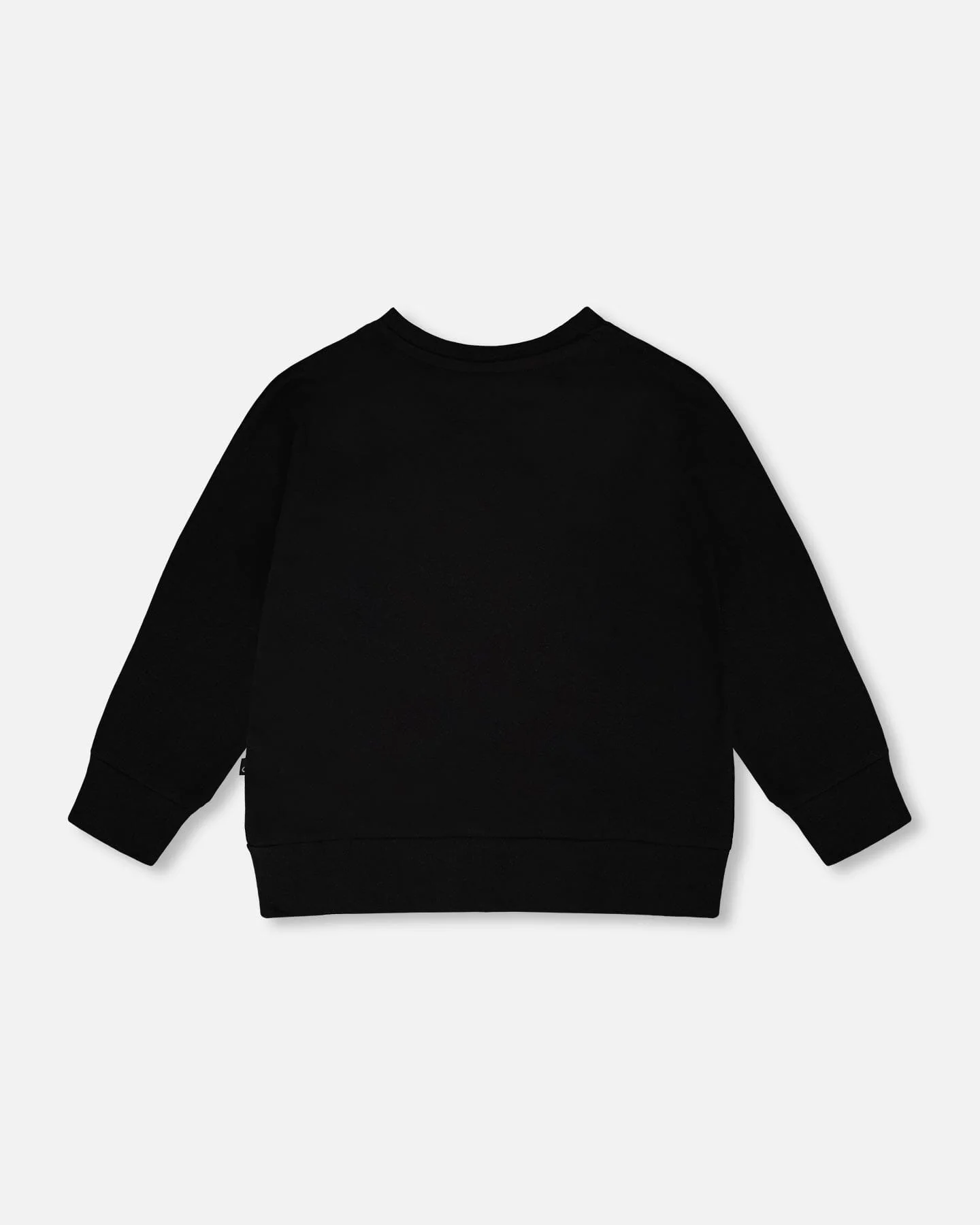 Organic Cotton Jersey Long Sleeve T-Shirt Black - Image 5