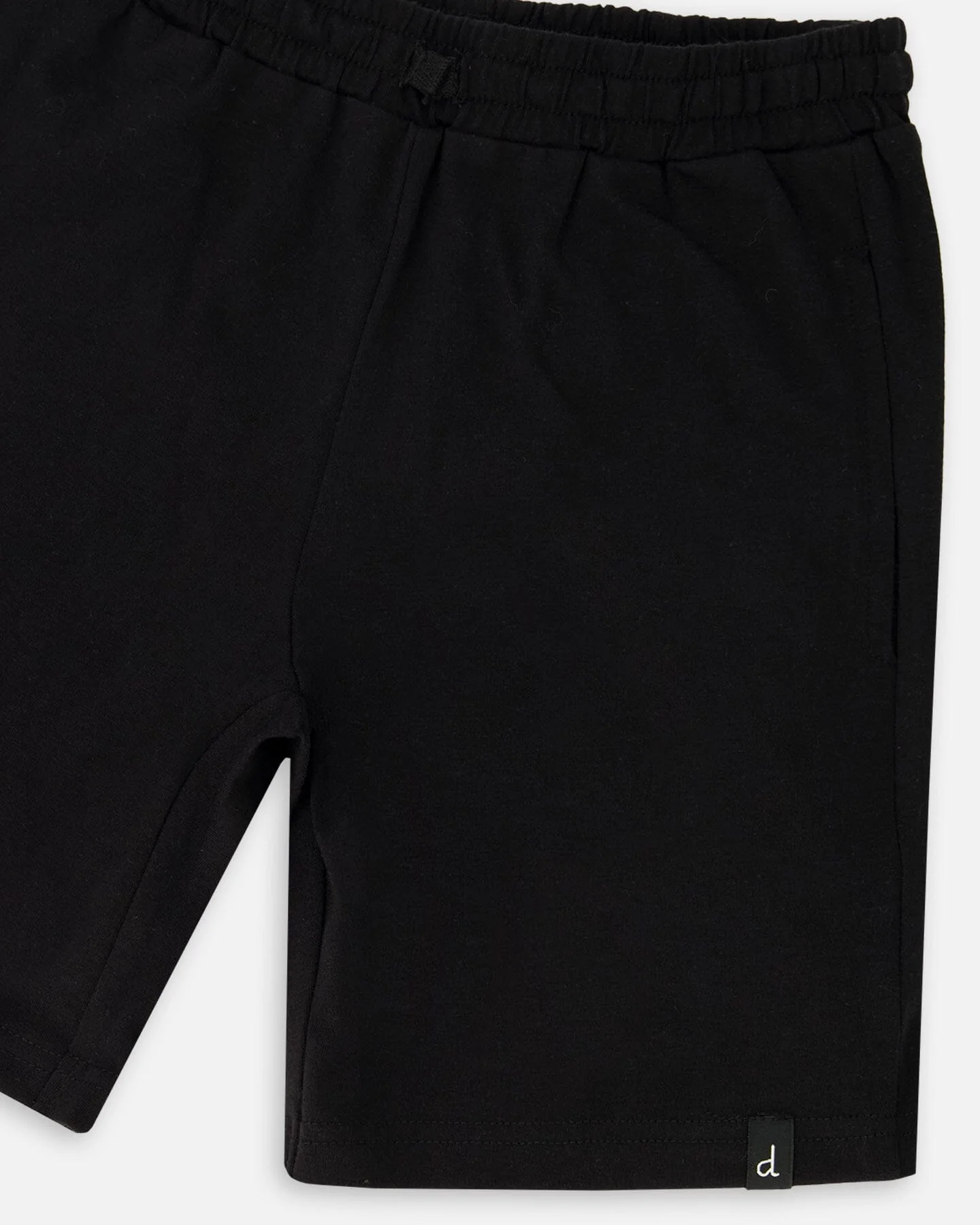 Organic Cotton Jersey Shorts Black - Image 3