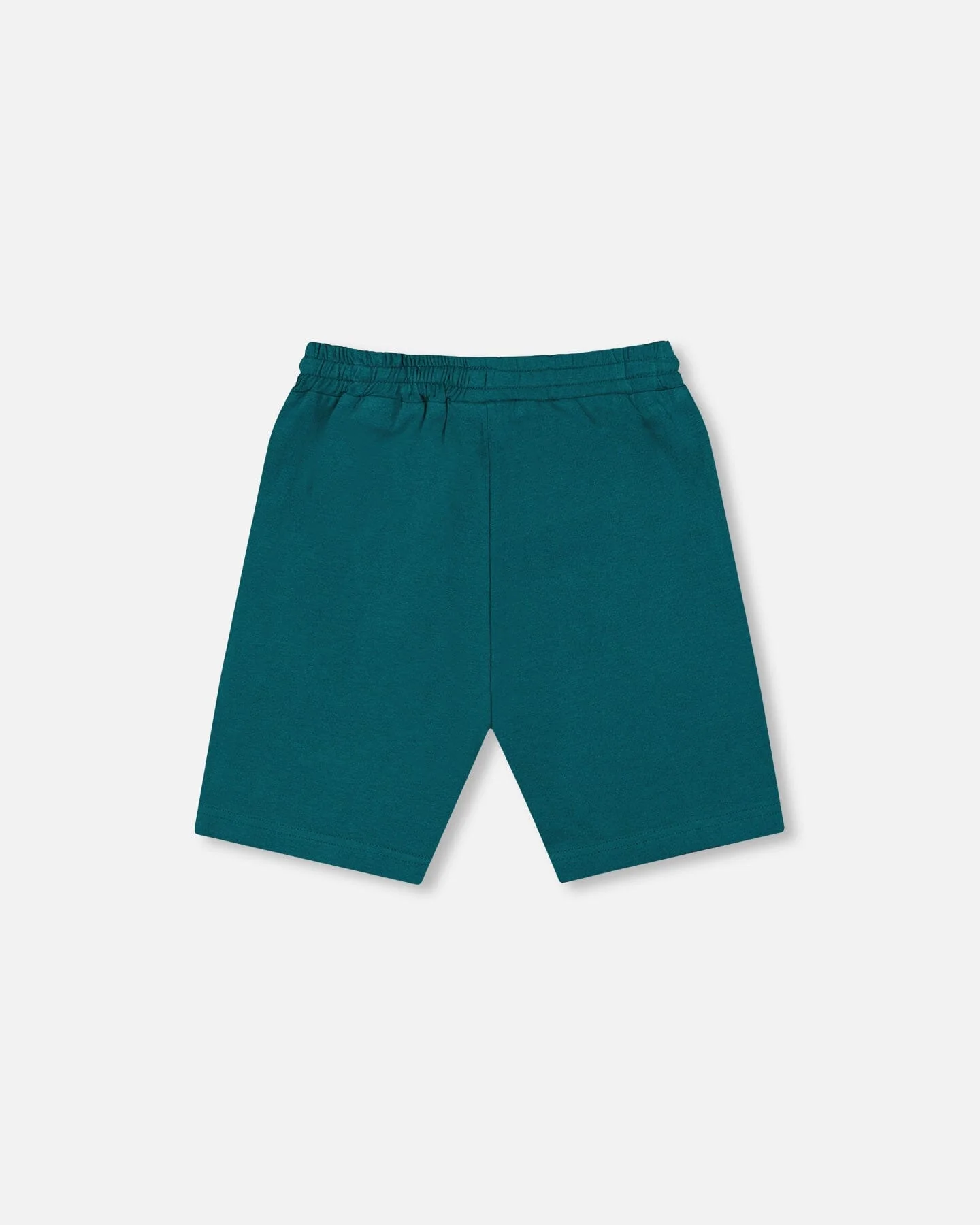 Organic Cotton Jersey Shorts Dark Turquoise - Image 2