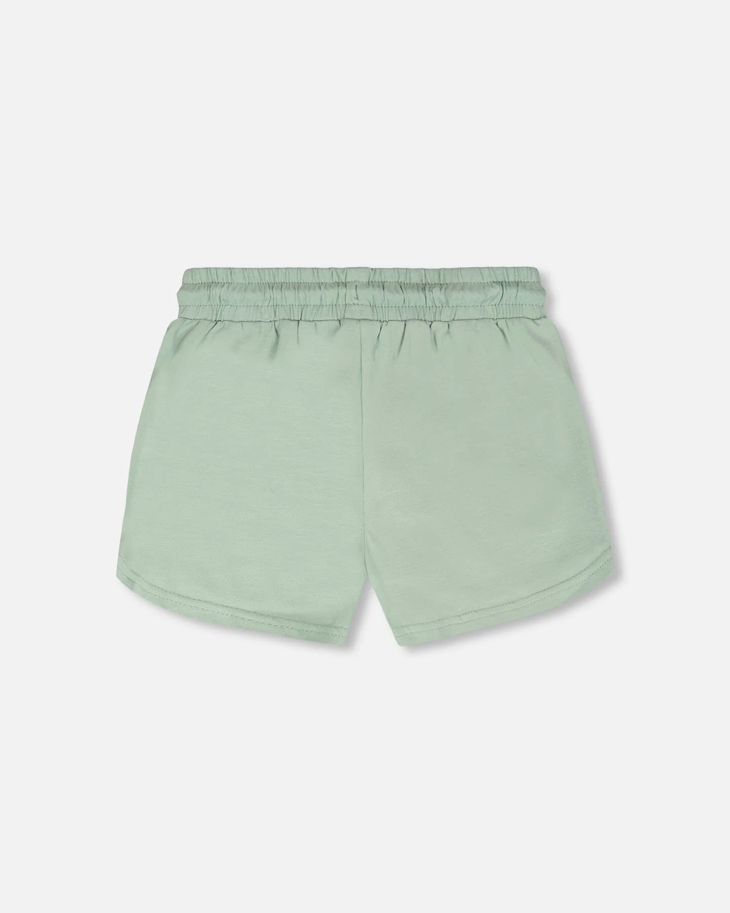 Organic Cotton Jersey Shorts Sage Green - Image 4