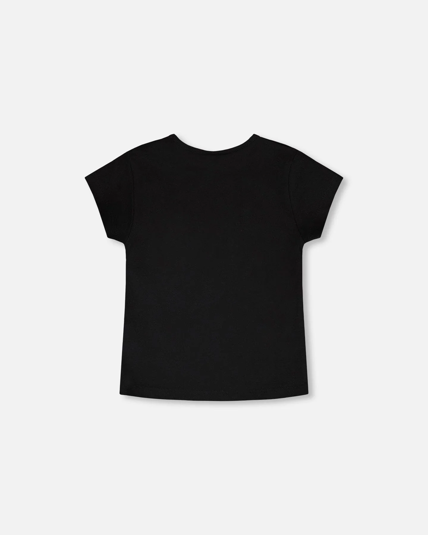 Organic Cotton Jersey T-Shirt Black - Image 3