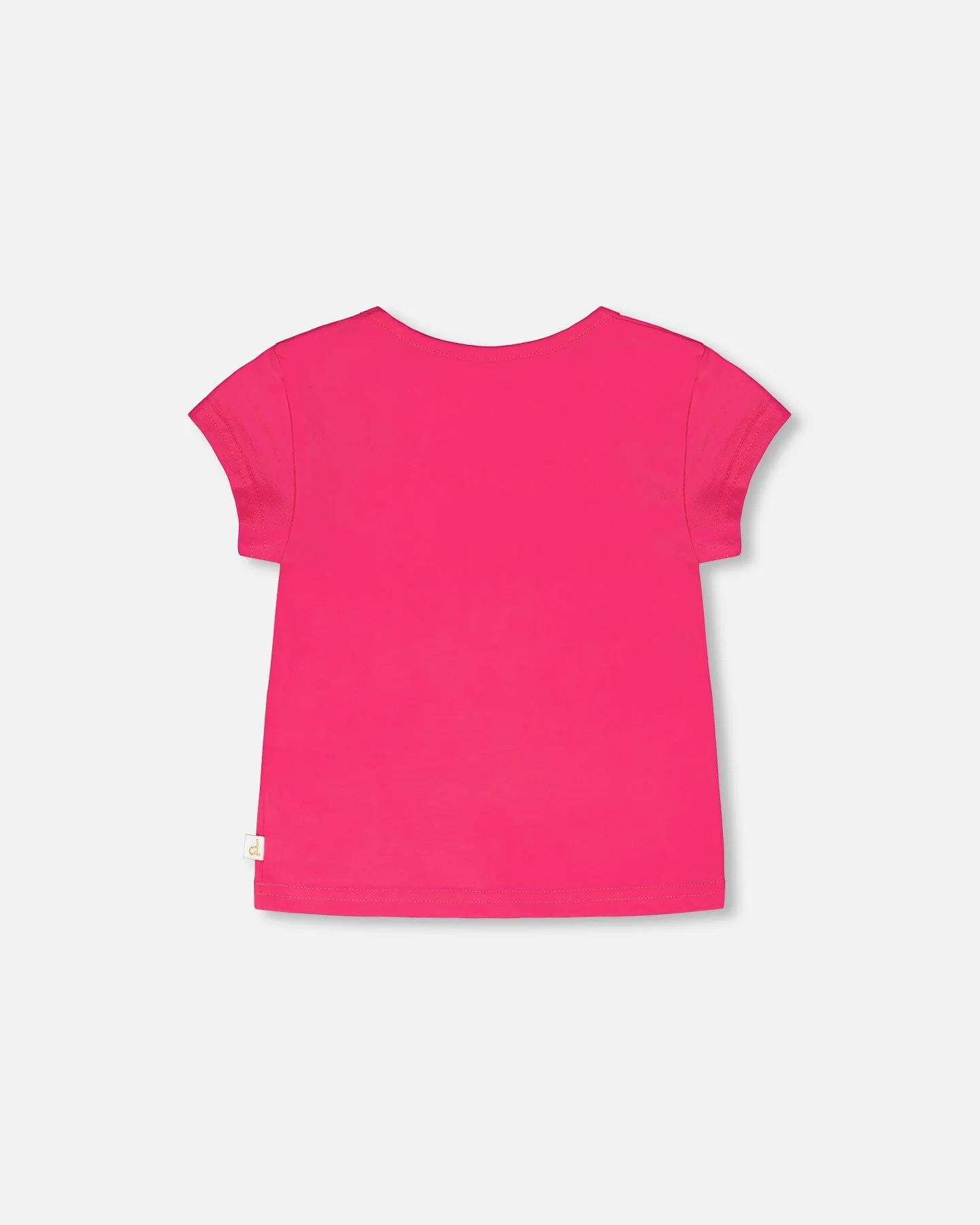 Organic Cotton Jersey T-Shirt Pink - Image 3