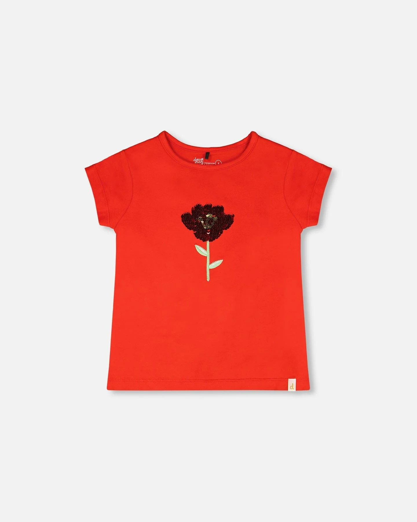 Organic Cotton Jersey T-Shirt Red