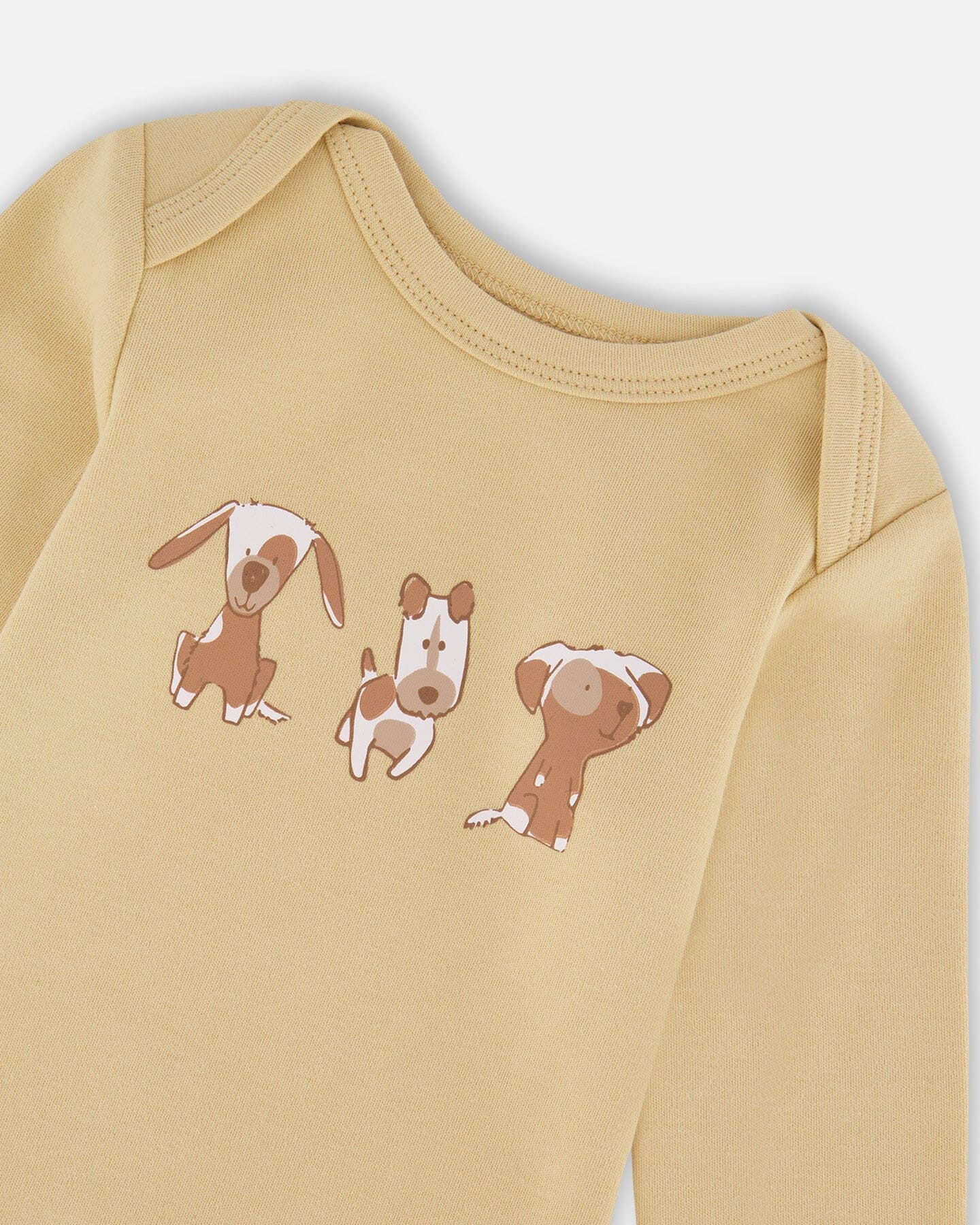 Organic Cotton Onesie Light Caramel - Image 3