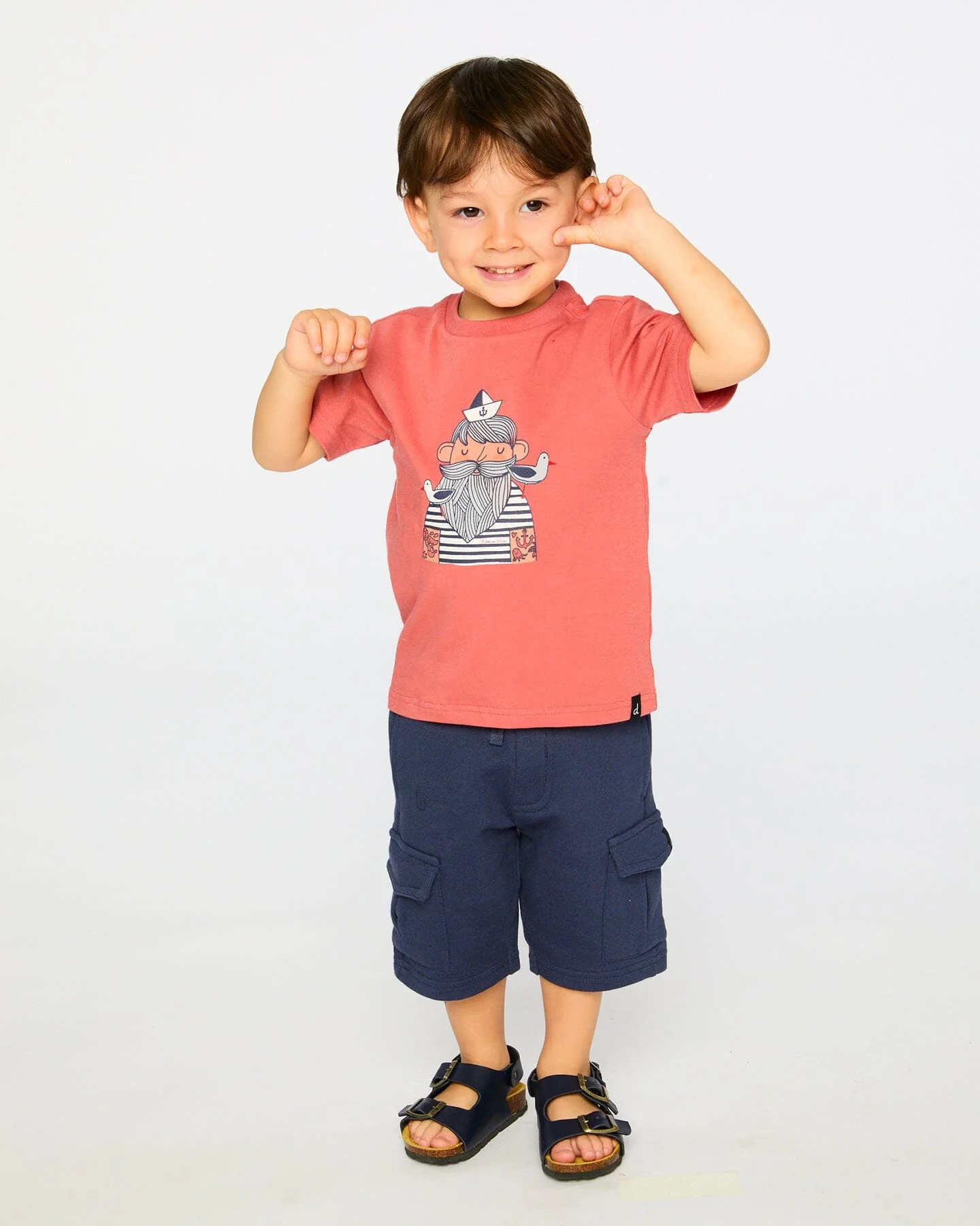 Organic Cotton Short Sleeve T-Shirt Brick - Image 4