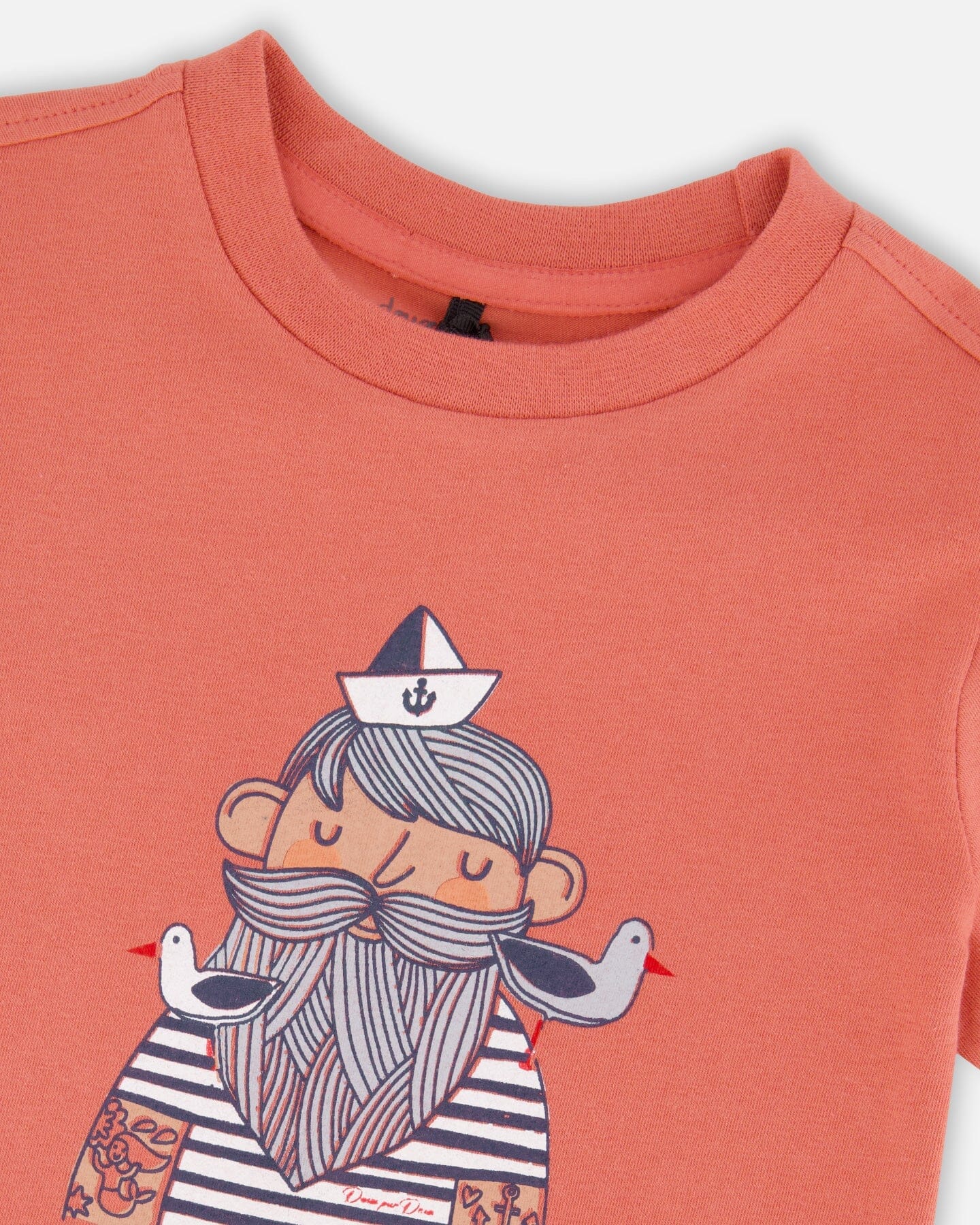 Organic Cotton Short Sleeve T-Shirt Brick - Image 6