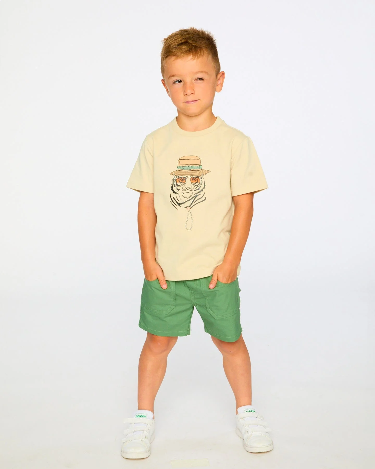 Organic Cotton Short Sleeve T-Shirt Off White - Image 2
