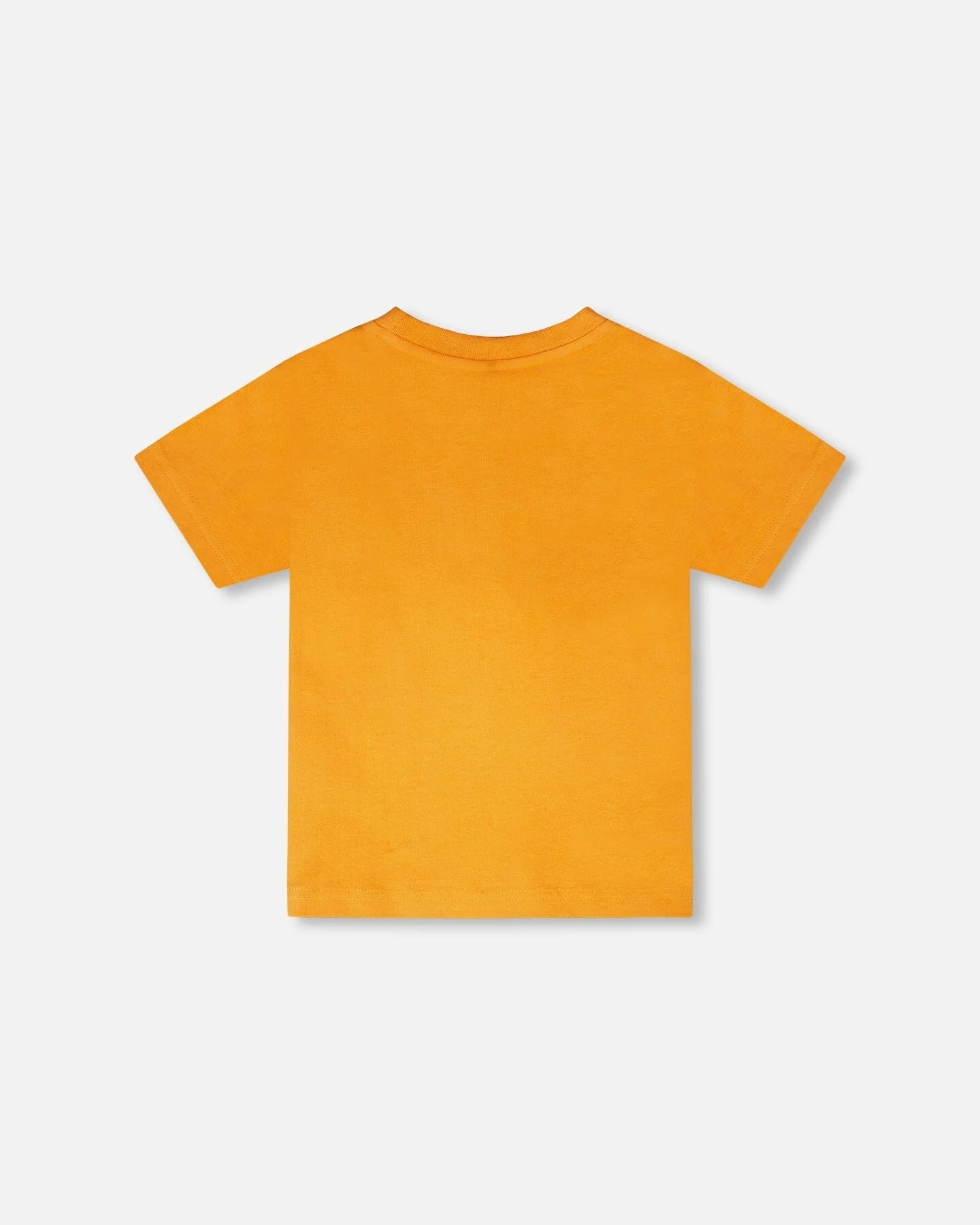 Organic Cotton Short Sleeve T-Shirt Orange - Image 3