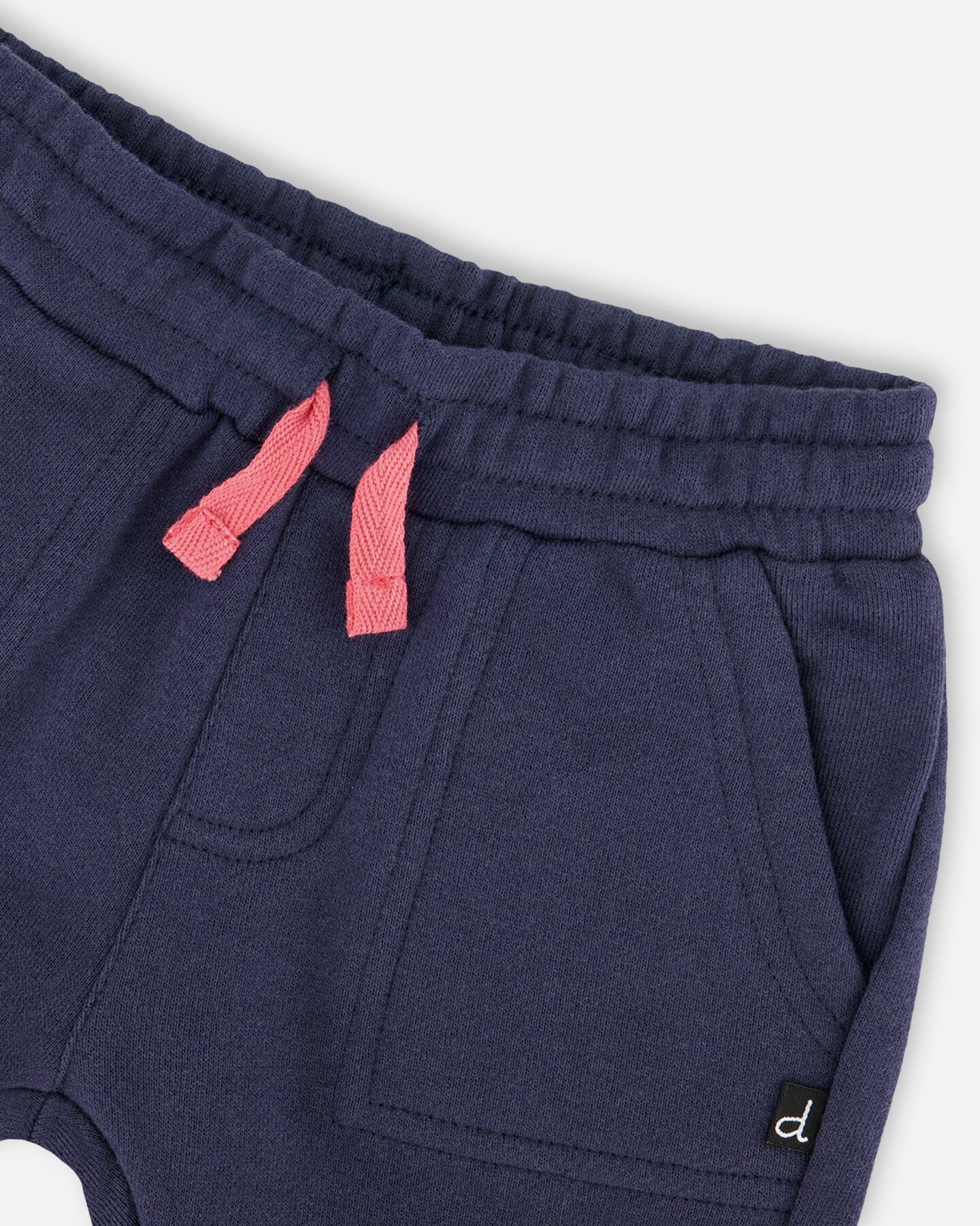 Organic Cotton T-Shirt And Short Set Blue Stripes And Blue - Image 4