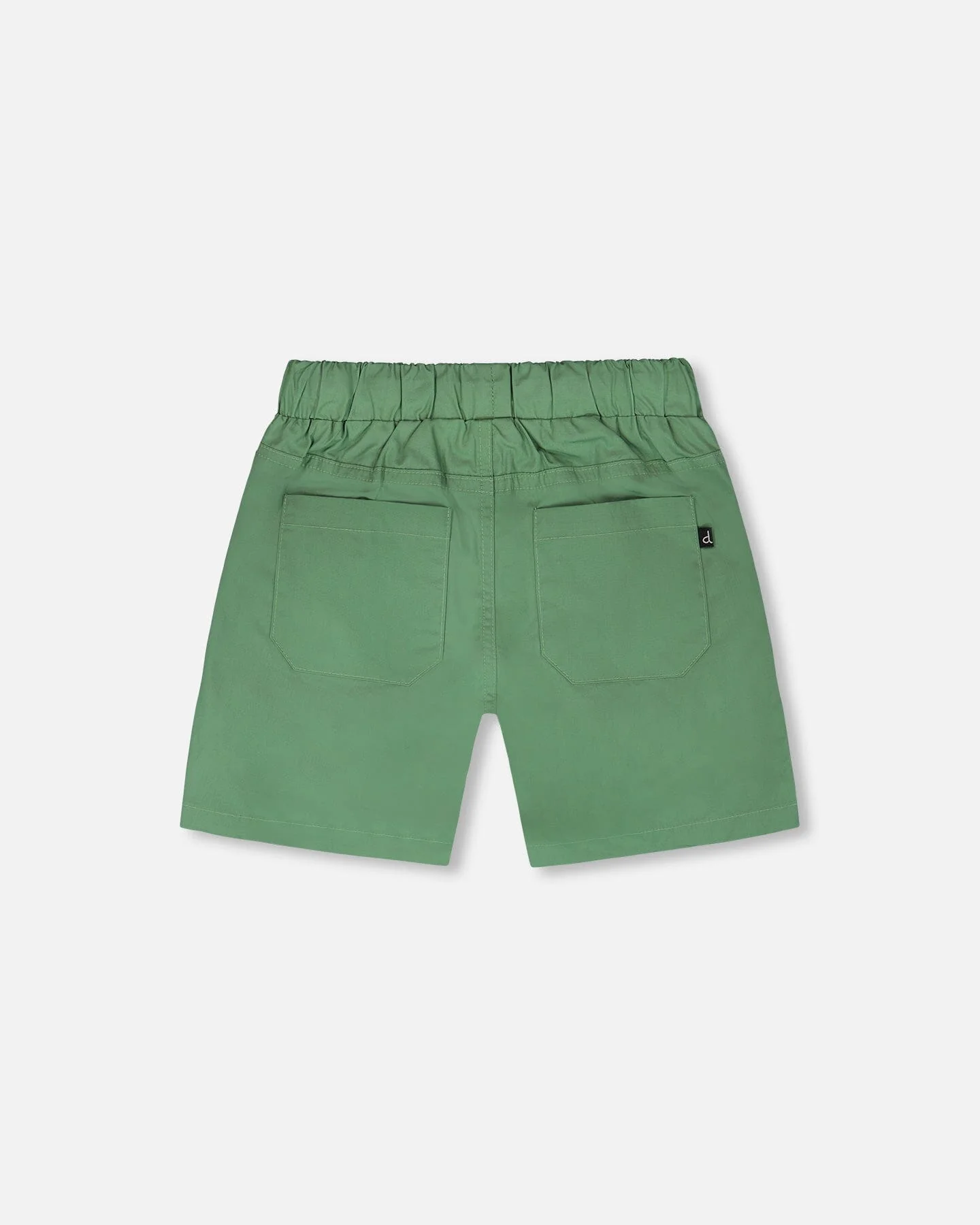 Parachute Shorts With Patch Pockets Green - Image 3