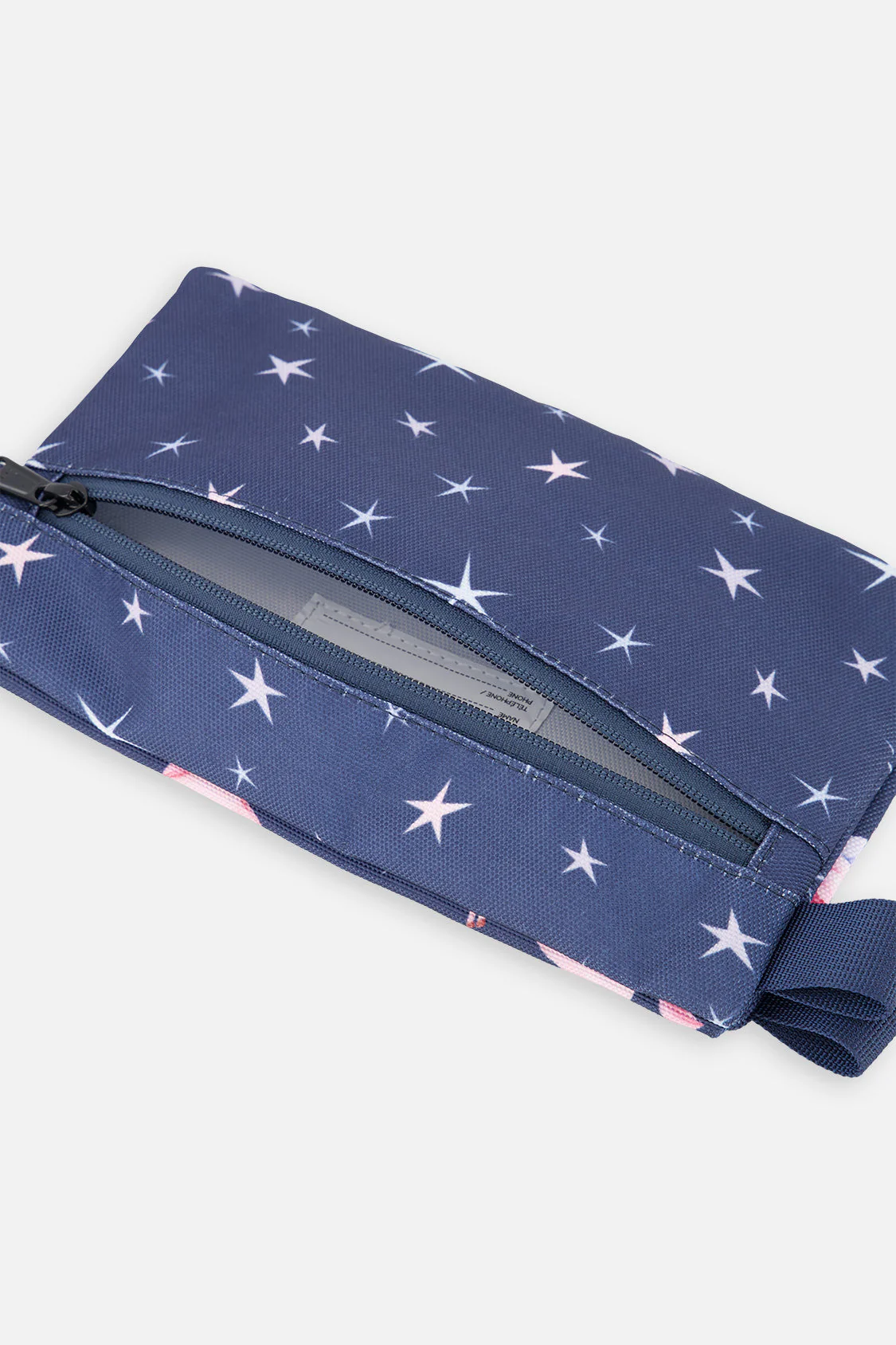 Pencil Case Navy Unicorn Print - Image 5