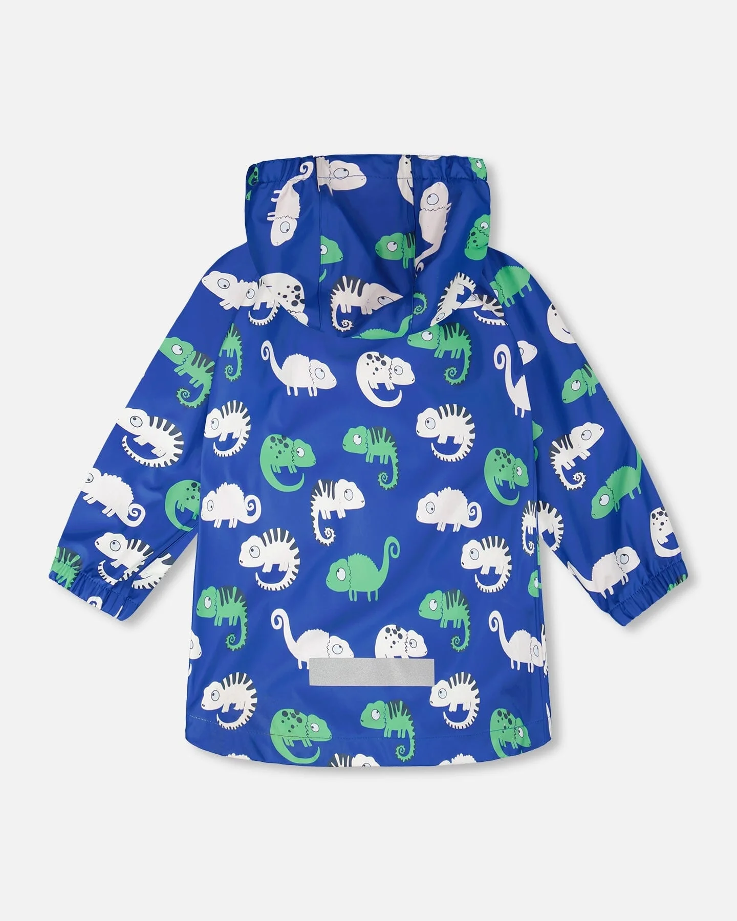Blue raincoat with color-changing chameleon - Image 4