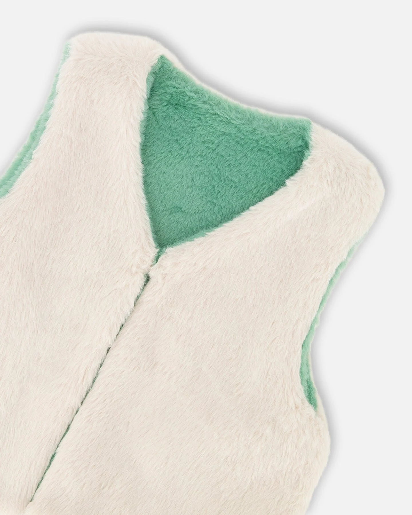 Reversible Faux Fur Vest - Image 7