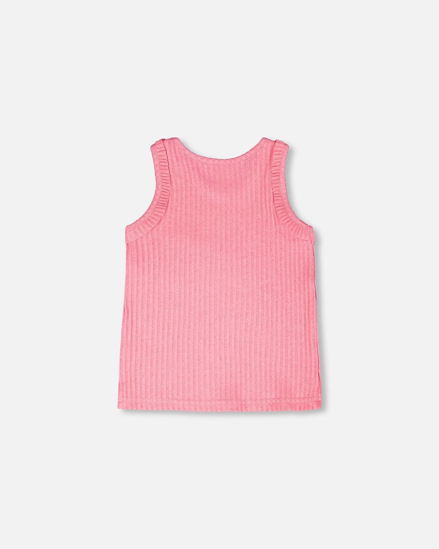 Rib Tank Top Pink - Image 3
