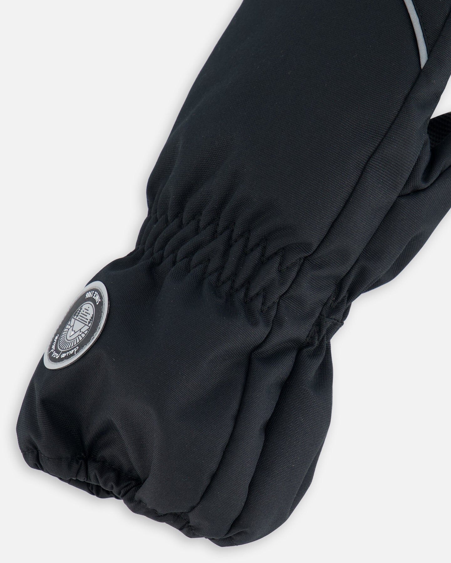 Solid Mittens Black - Image 4