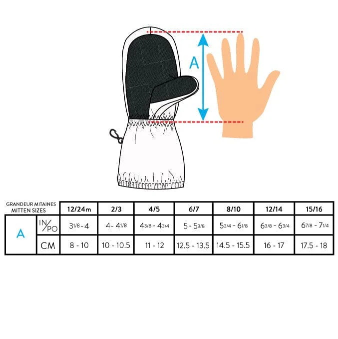 Solid Mittens Black - Image 6