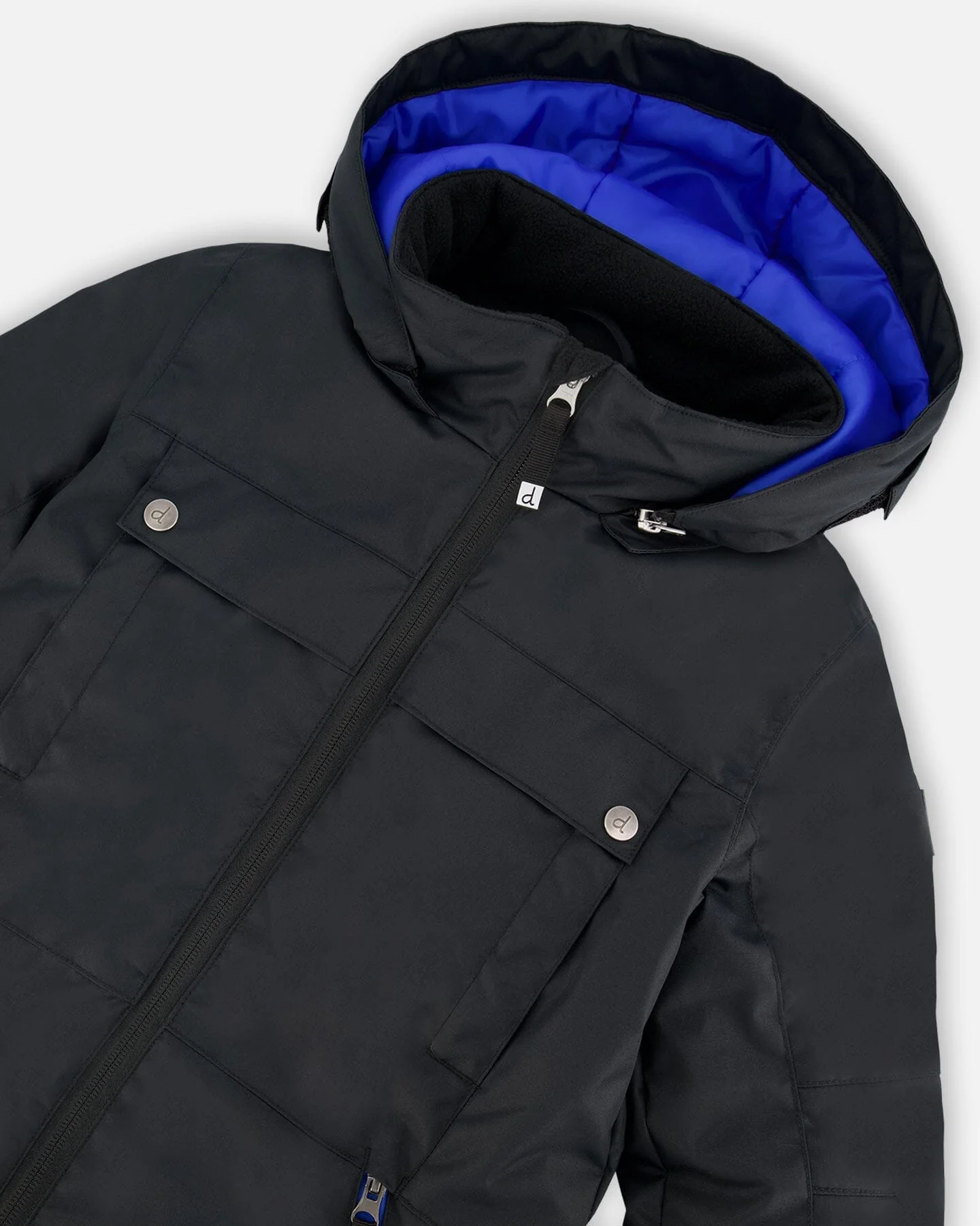 Solid One-Piece Teknik Snowsuit Black - Image 4