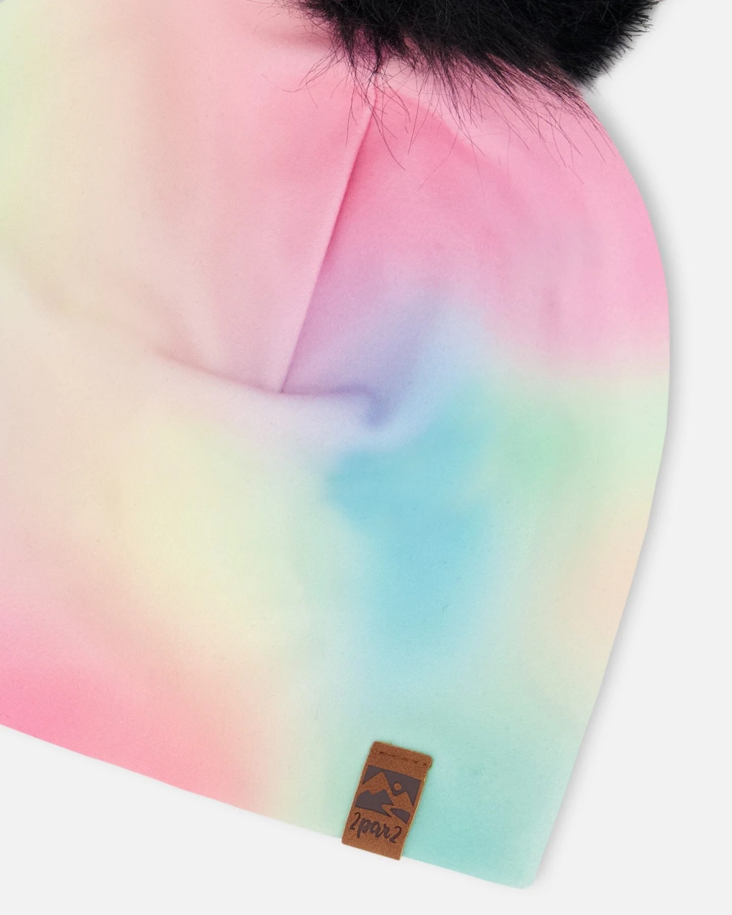 Stretch Jersey Hat Multicolored With Pompom - Image 5